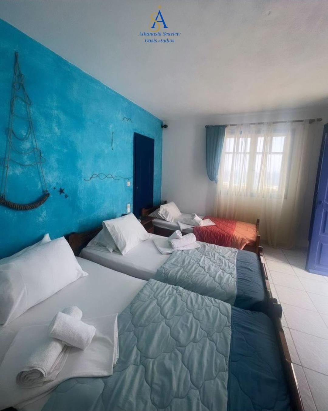 Mykonos Athanasia Seaview Oasis By The Port *
