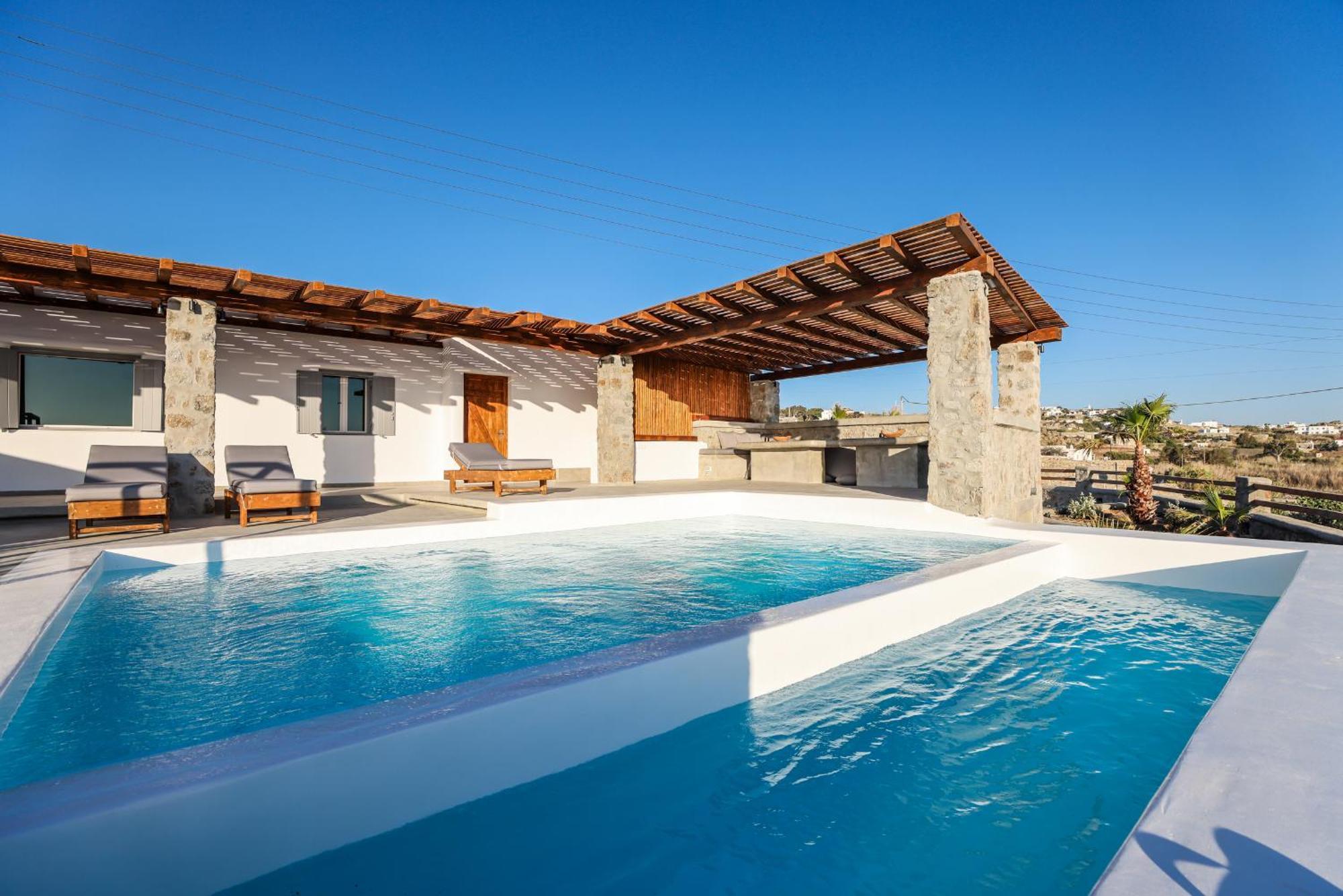 Villa Sunset Views - George Iv, With Private Pool Close To Town Mykonos Town