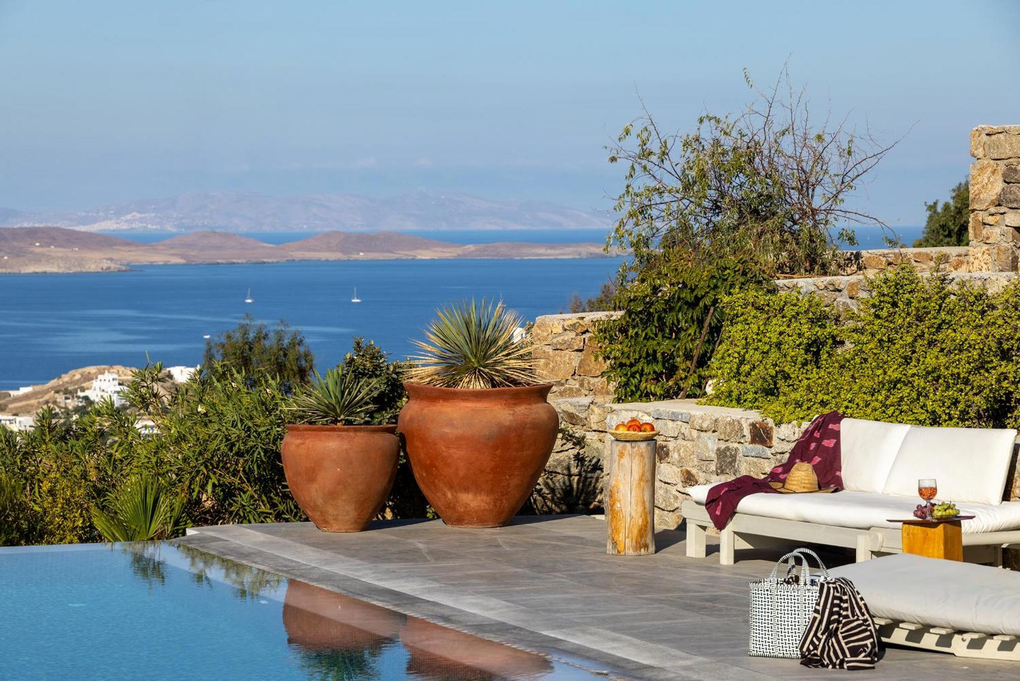 Mykonian Ode With Stunning Sunrise & Sunset Views Villa Mykonos Town