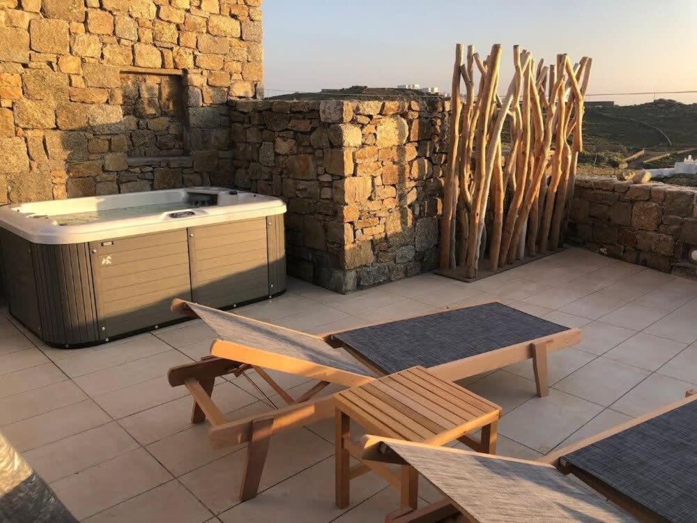 Apartment Romantic Mykonian Oasis With Jacuzzi & Sea View Houlakia (Mykonos)