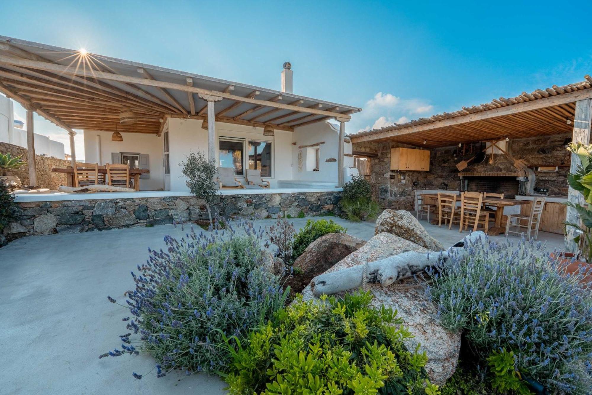 Ferienhaus Blue Cove Maisonette At Ftelia Beach, Seaview Mykonos Town