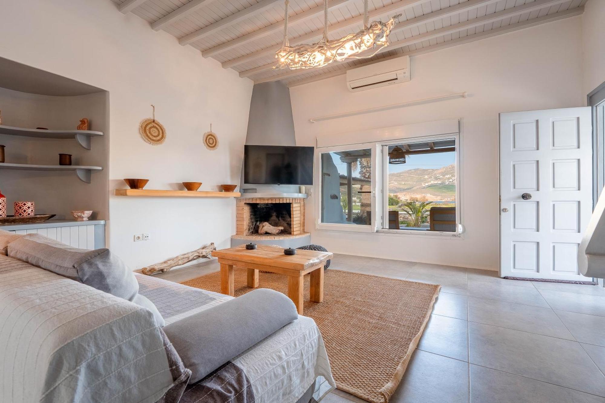 Ferienhaus Blue Cove Maisonette At Ftelia Beach, Seaview Mykonos Town