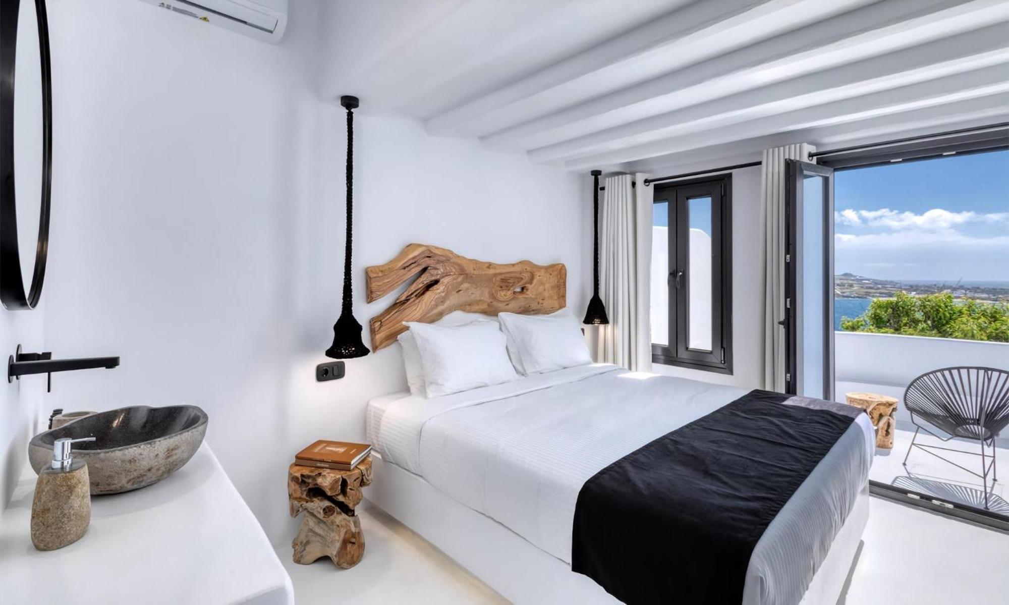 Villa Magnificent Mykonos Rikei 5 Bedrooms Unique Aegean Sea Views Private Infinity Pool Outdoor Jacuzzi Psarou Psarou (Mykonos)