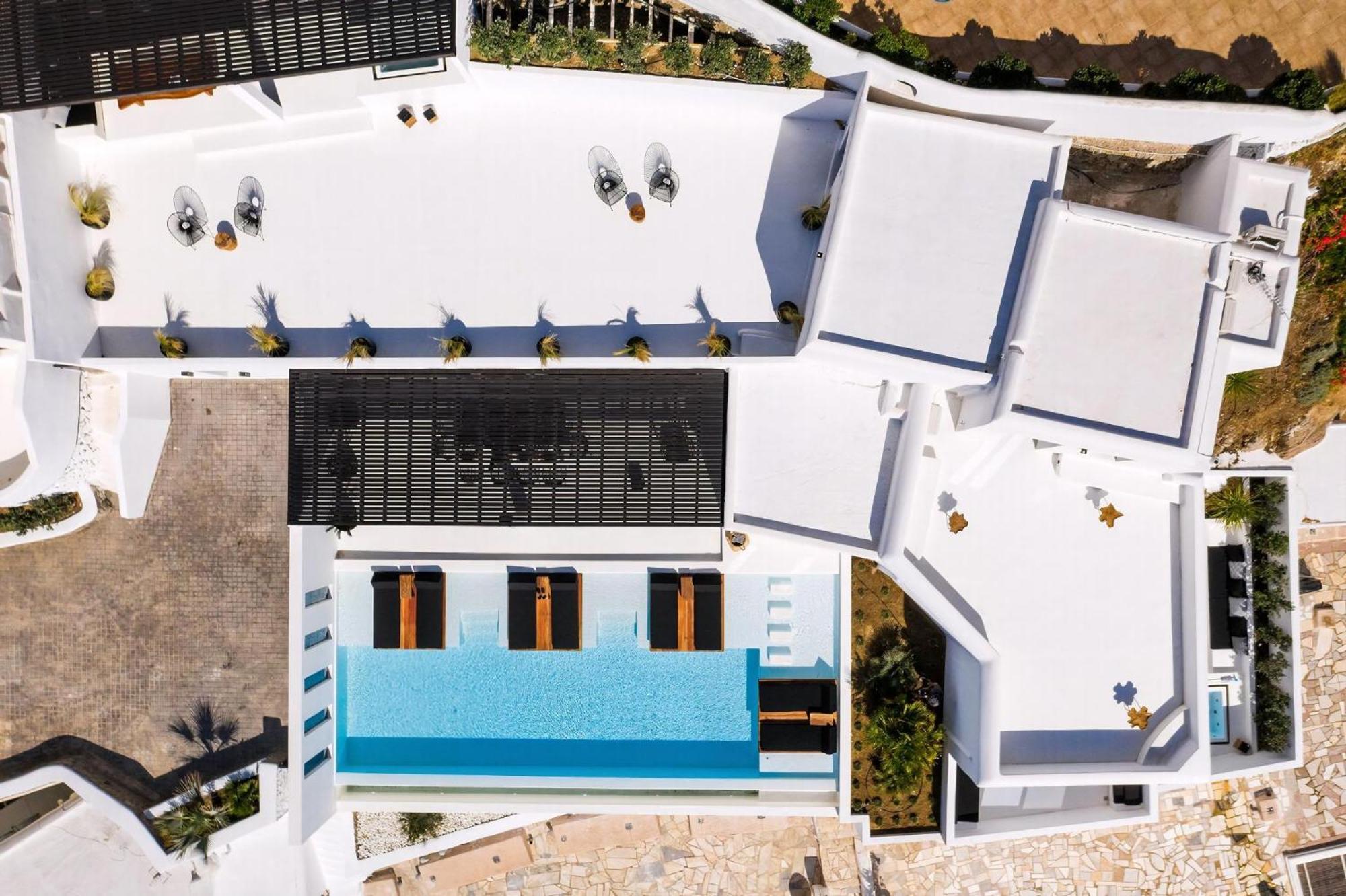 Exquisite Mykonos 6 Bedrooms Hephaestus Ii Infinity Pool Outdoor Jacuzzi *