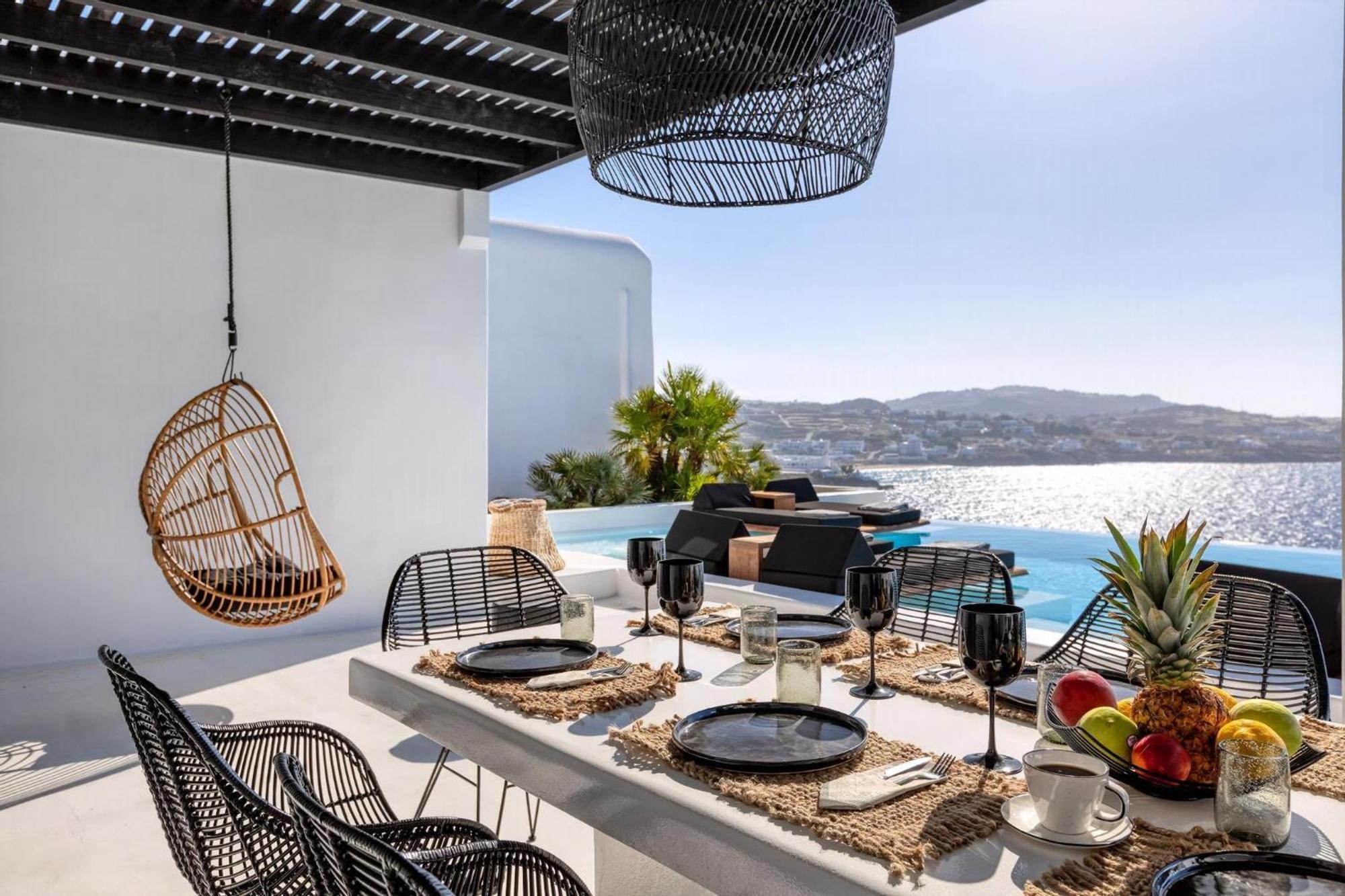 Villa Exquisite Mykonos 6 Bedrooms Hephaestus Ii Infinity Pool Outdoor Jacuzzi