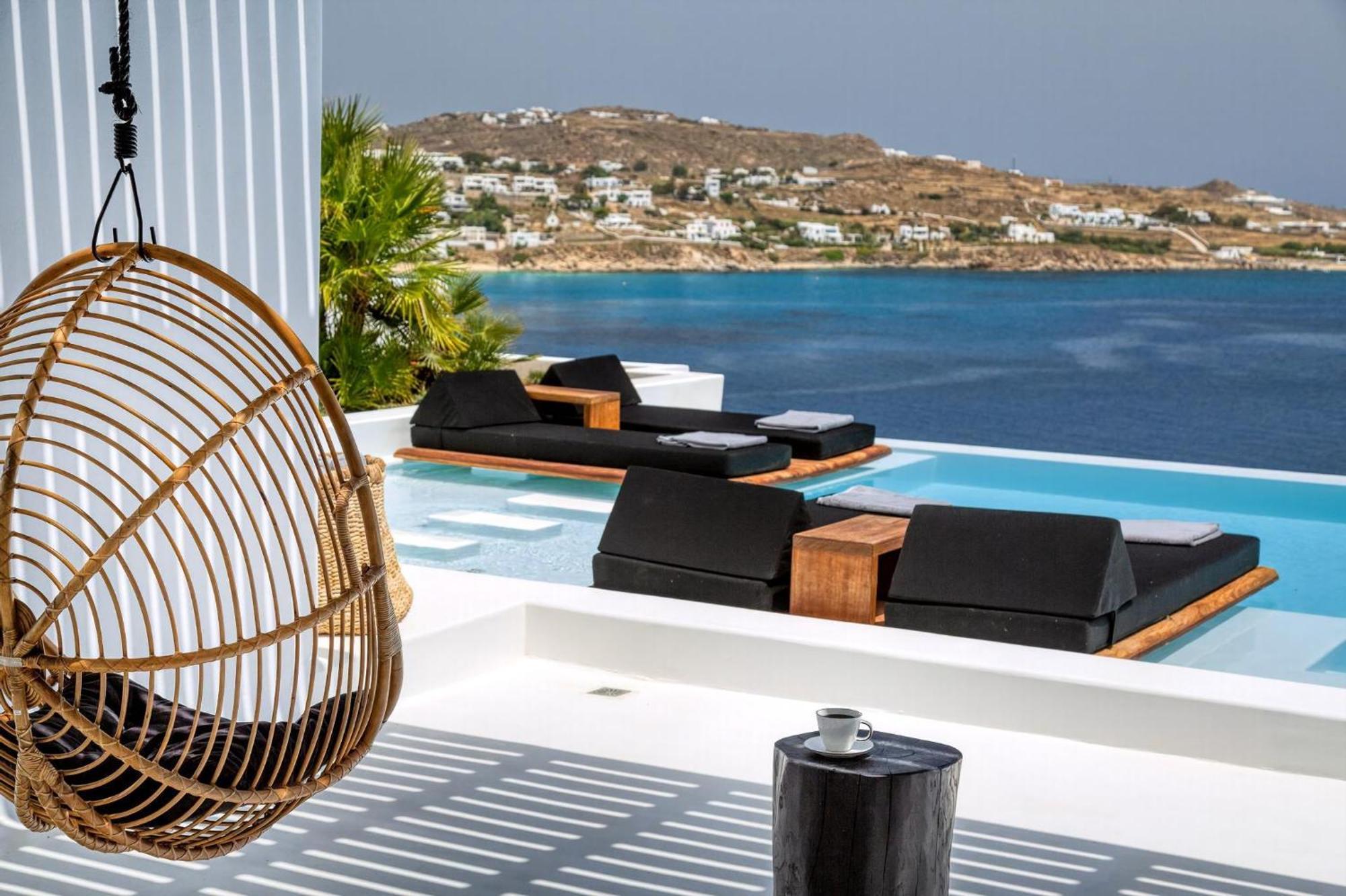Exquisite Mykonos 6 Bedrooms Hephaestus Ii Infinity Pool Outdoor Jacuzzi Villa