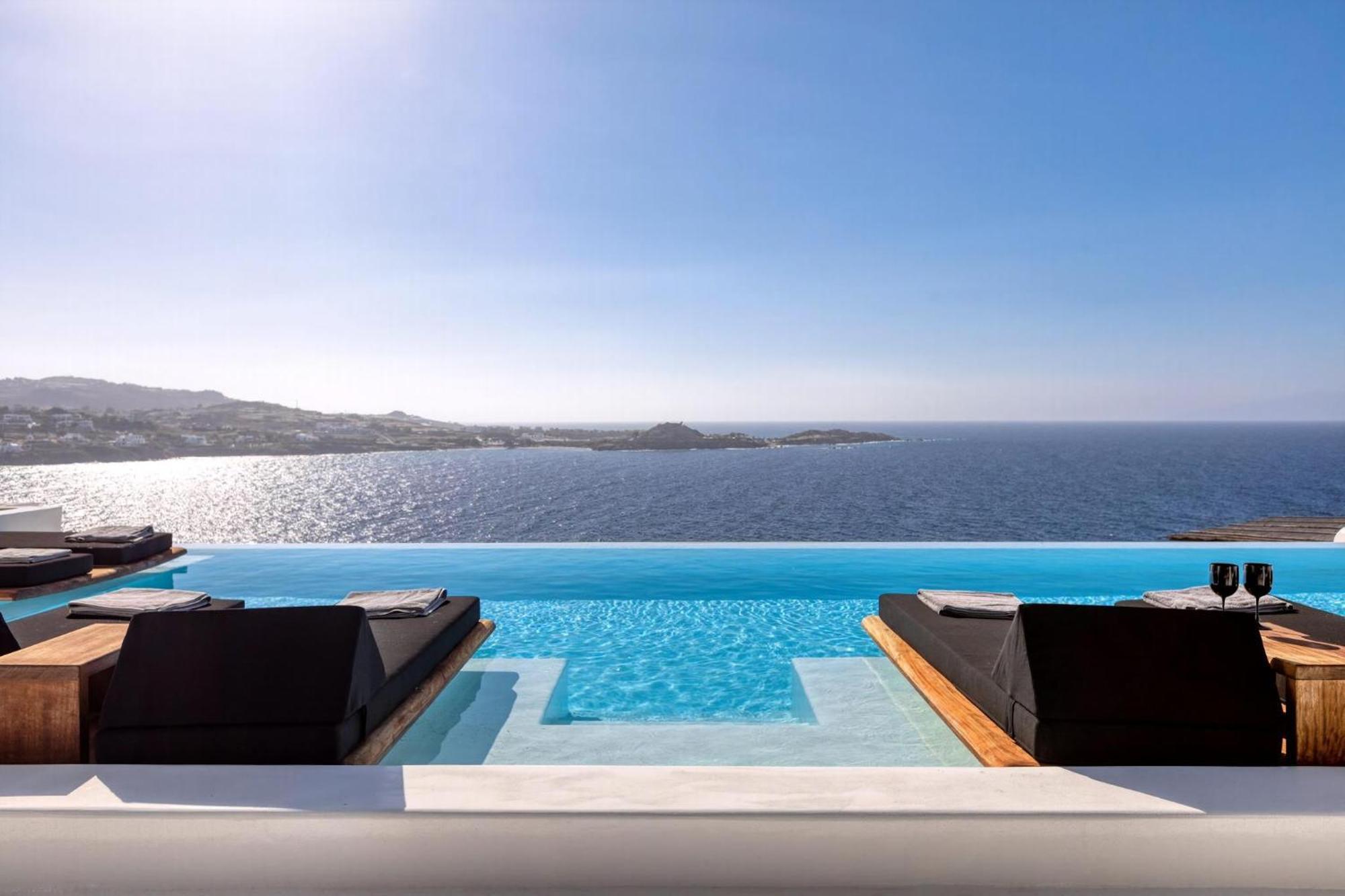Villa Exquisite Mykonos 6 Bedrooms Hephaestus Ii Infinity Pool Outdoor Jacuzzi