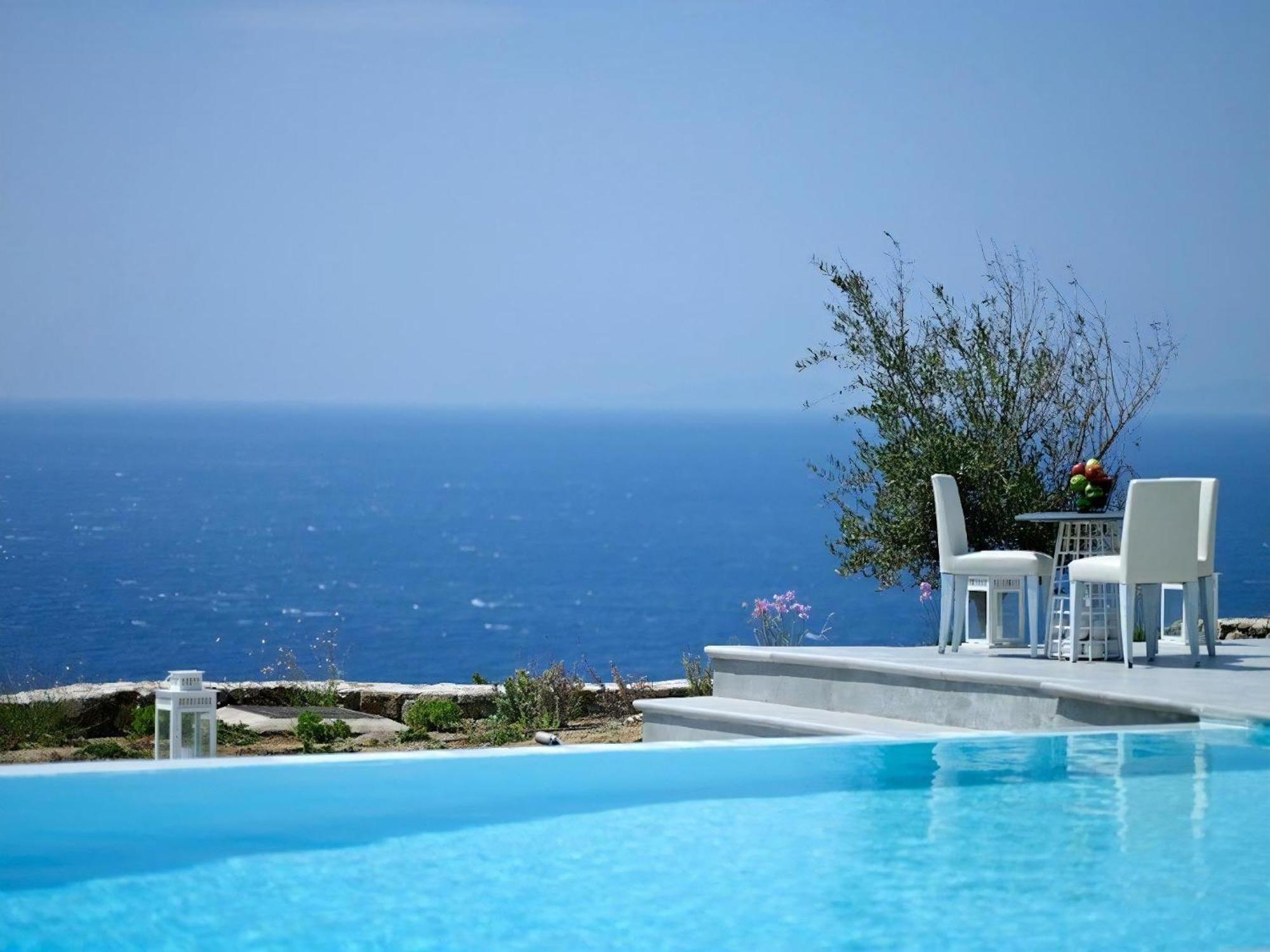 Exquisite Mykonos Exclusive 3 Bedroom Private Pool Sea View Houlakia *