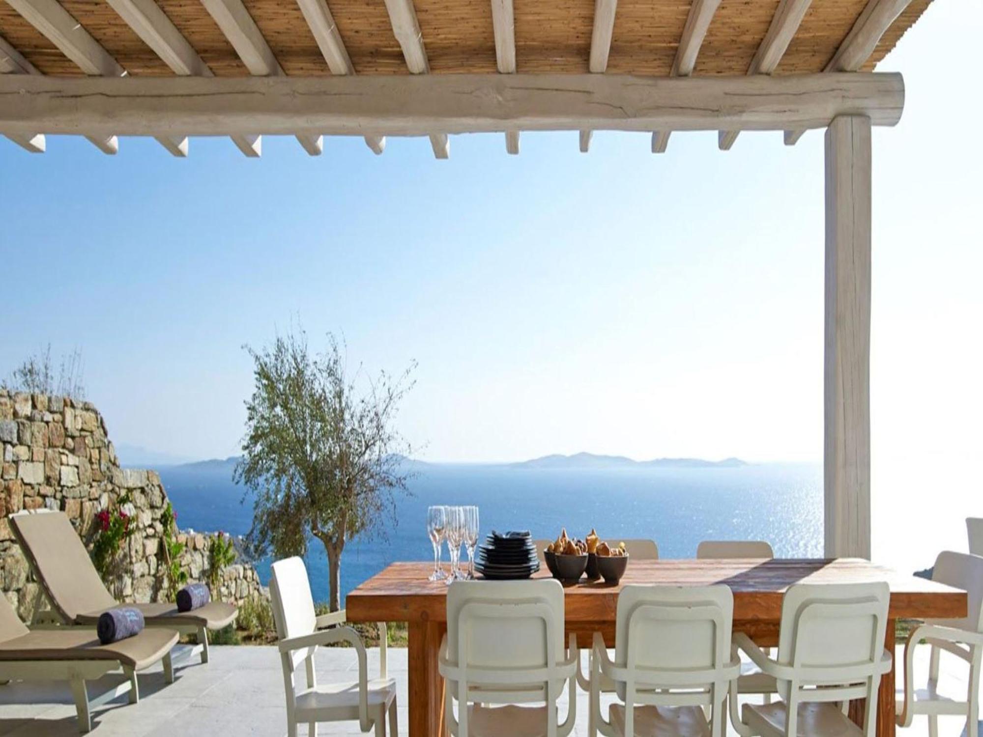 Exquisite Mykonos Exclusive 3 Bedroom Private Pool Sea View Houlakia *