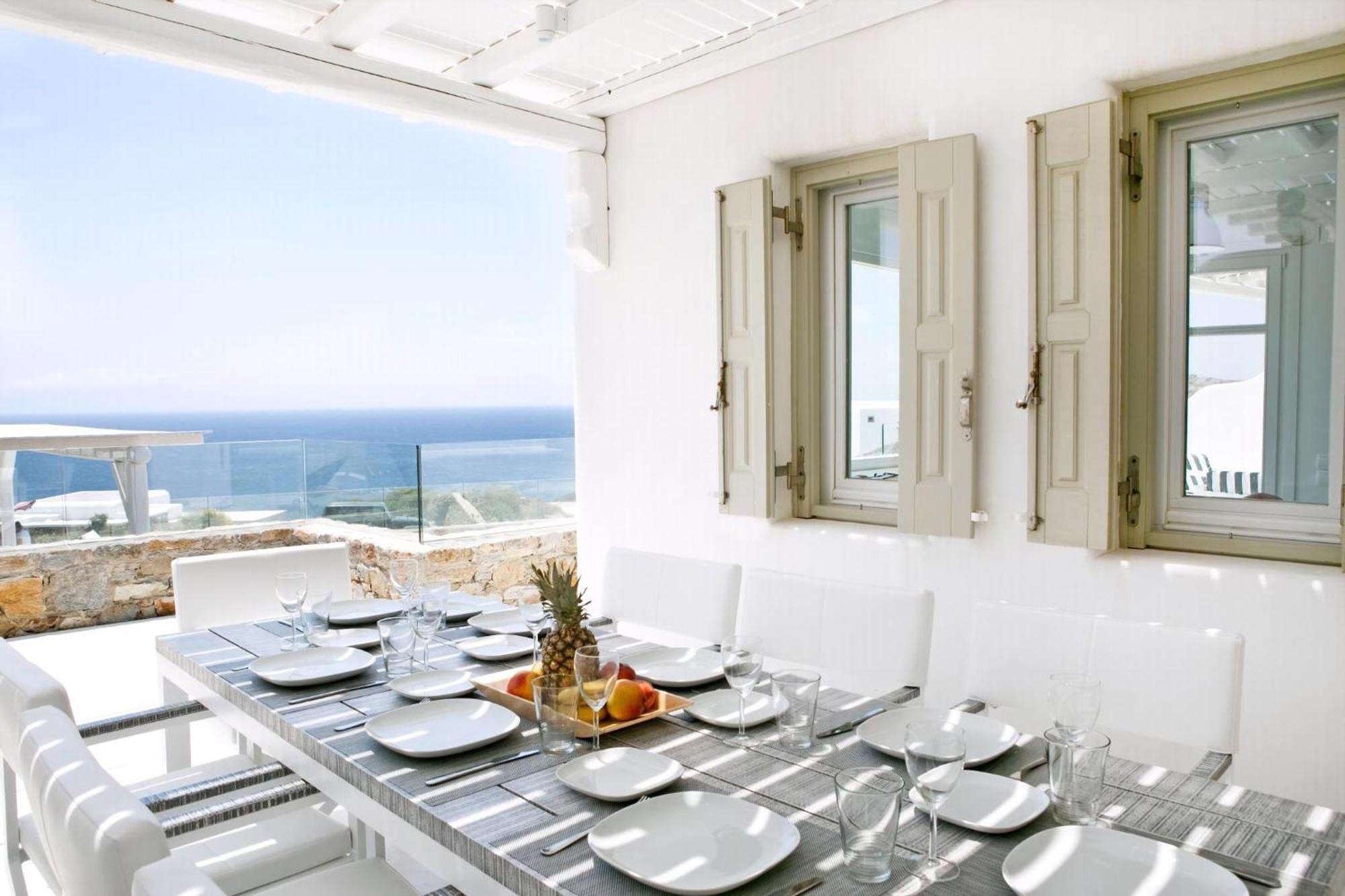 Villa Luxury Mykonos Shali 4 Bedrooms Sea View Private Pool Elia *
