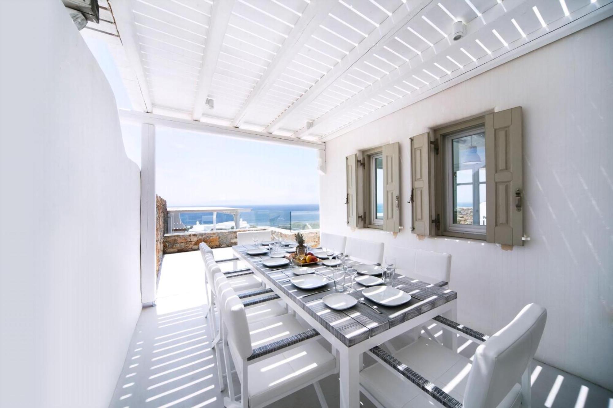 Luxury Mykonos Shali 4 Bedrooms Sea View Private Pool Elia Villa