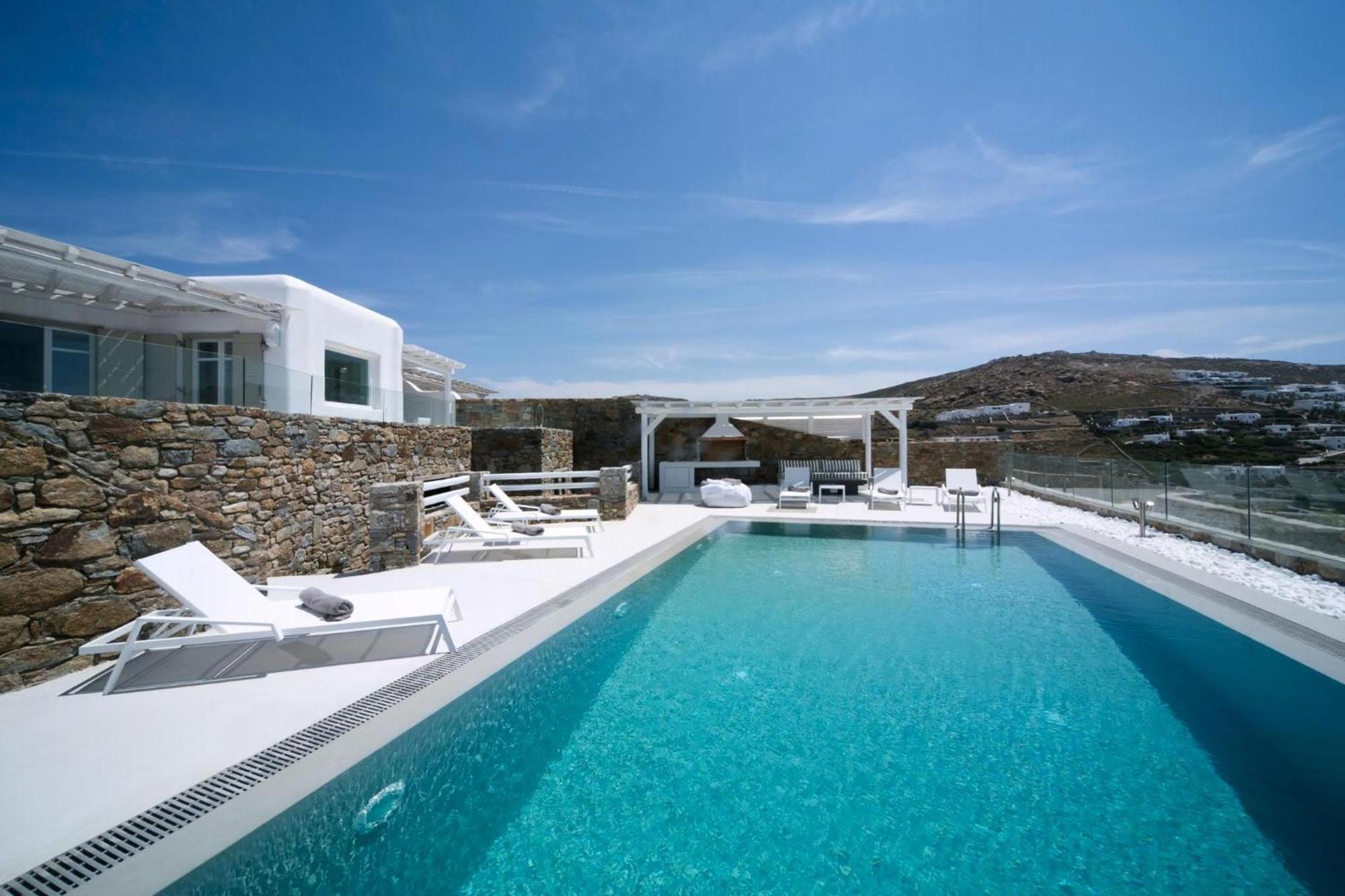 Luxury Mykonos Shali 4 Bedrooms Sea View Private Pool Elia * Elia (Mykonos)