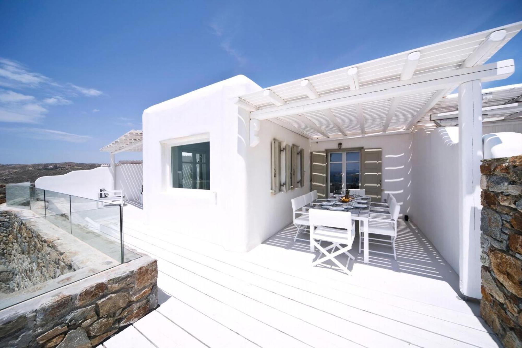 Luxury Mykonos Shali 4 Bedrooms Sea View Private Pool Elia Villa