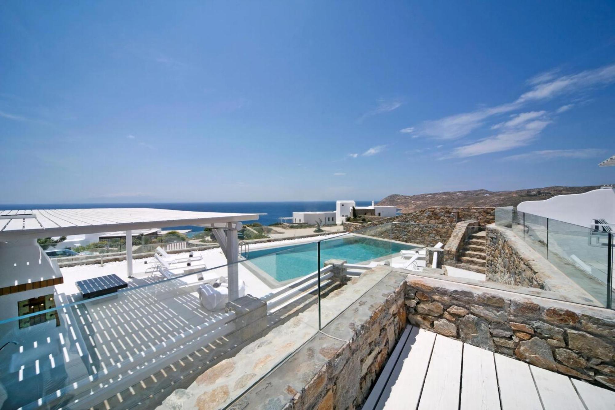 Villa Luxury Mykonos Shali 4 Bedrooms Sea View Private Pool Elia