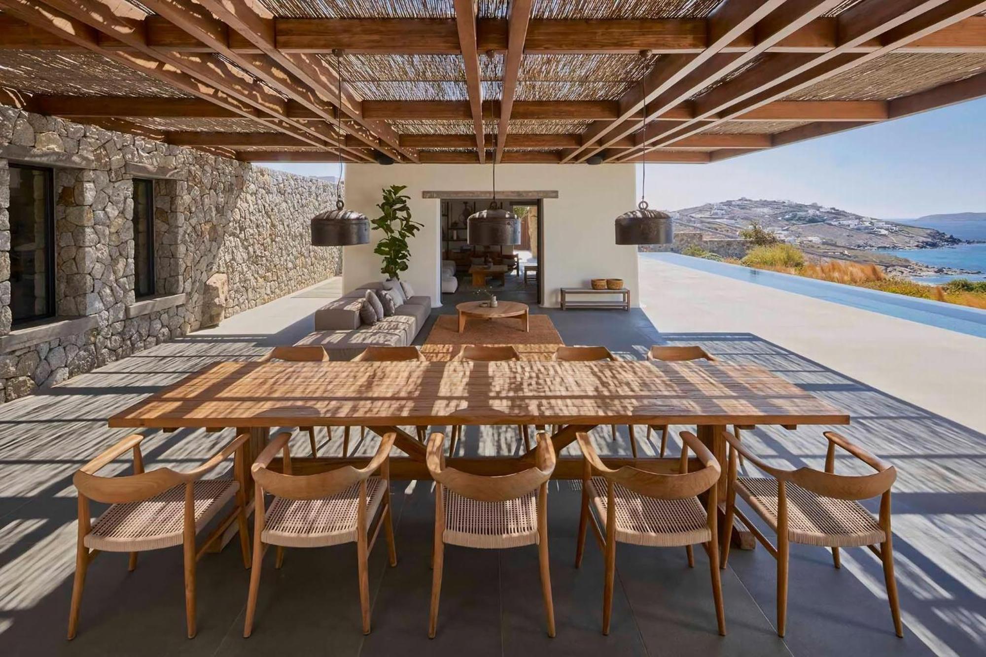 Majestic Mykonos 5 Bedrooms Shannon Private Infinity Pool Sensational Sea Views Agios Ioannis Ornos (Mykonos)