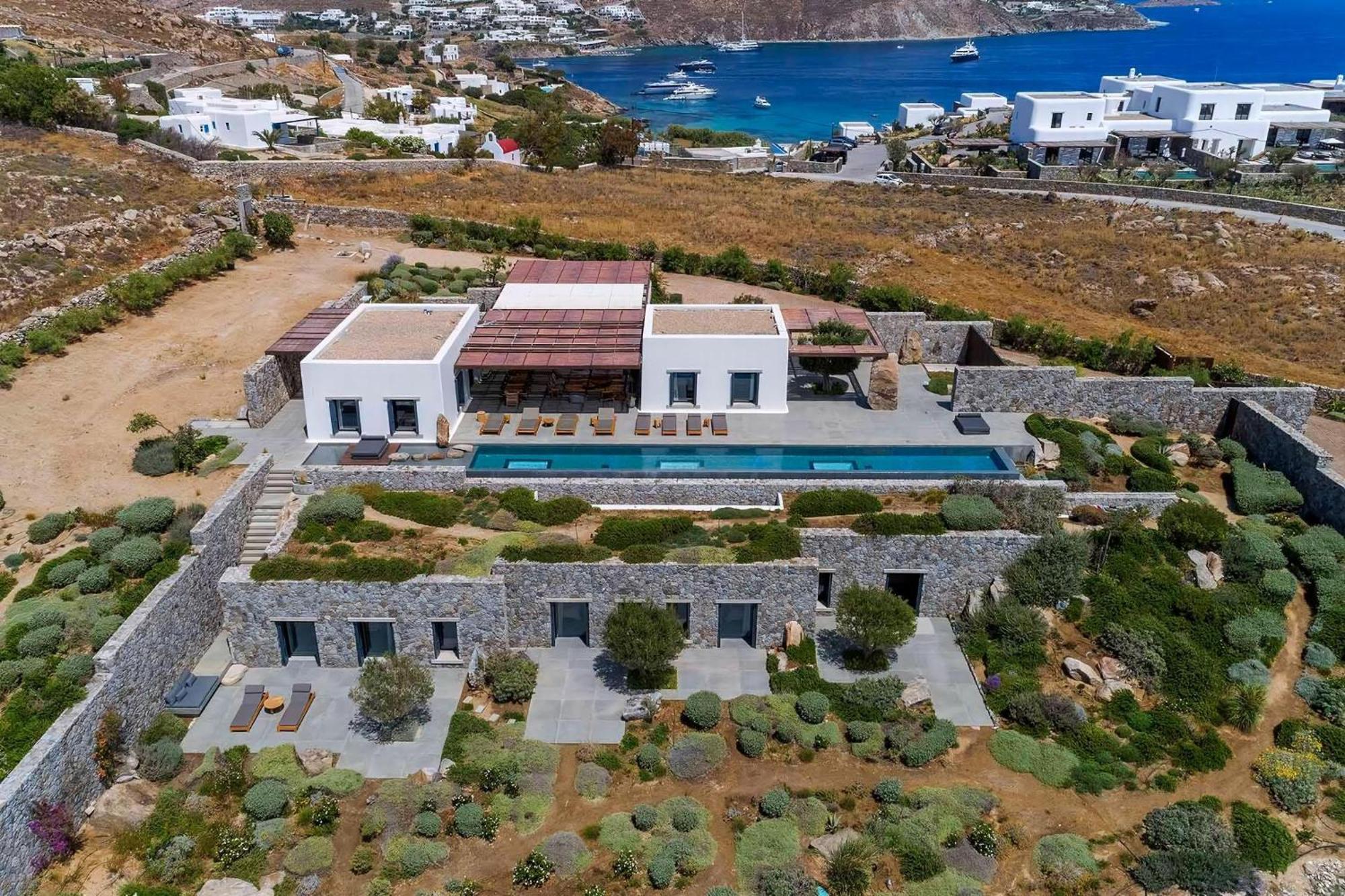 Majestic Mykonos 5 Bedrooms Shannon Private Infinity Pool Sensational Sea Views Agios Ioannis Villa *