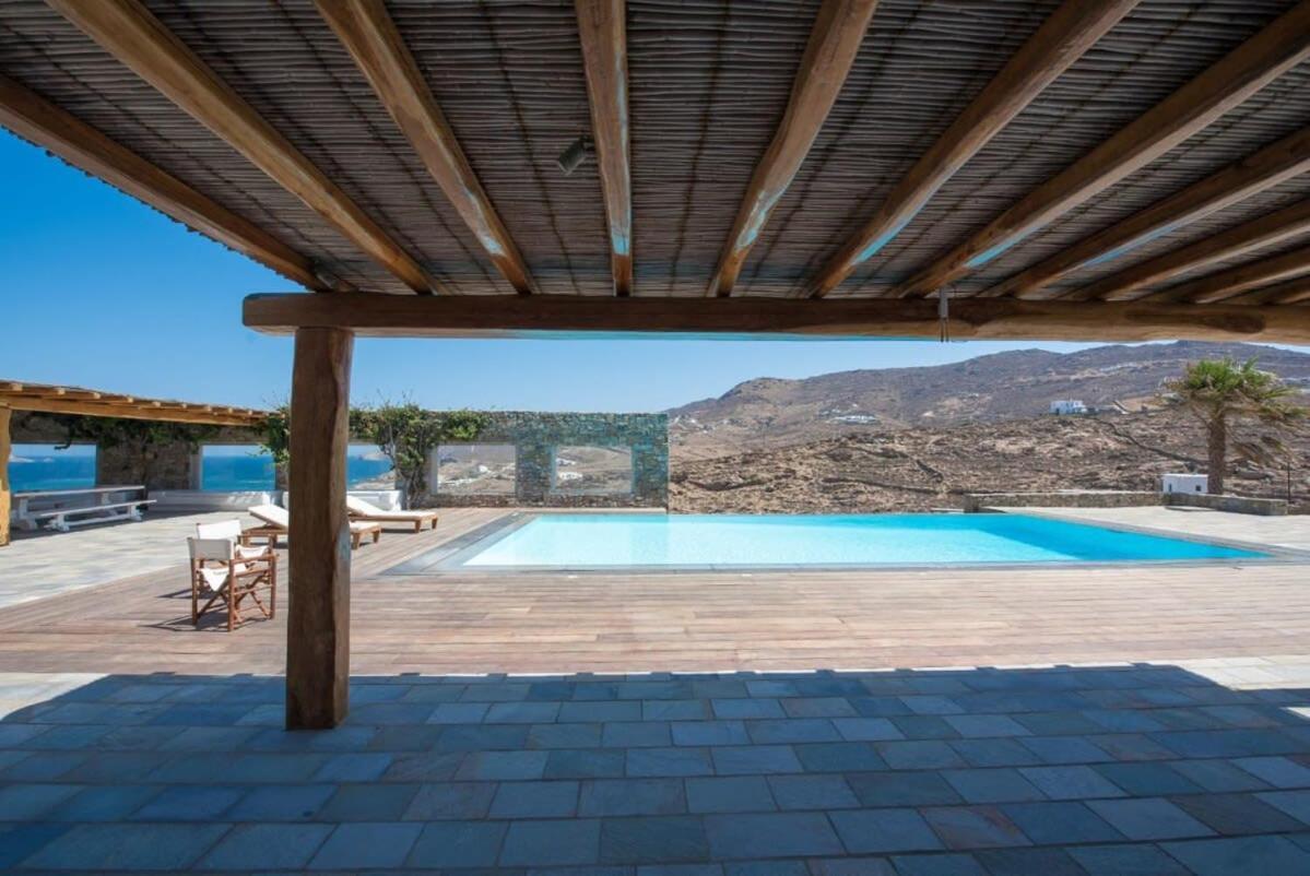 Victoria With Sea View And Two Private Pools Ftelia (Mykonos)