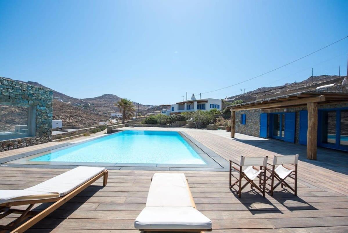 Victoria With Sea View And Two Private Pools Ftelia (Mykonos)