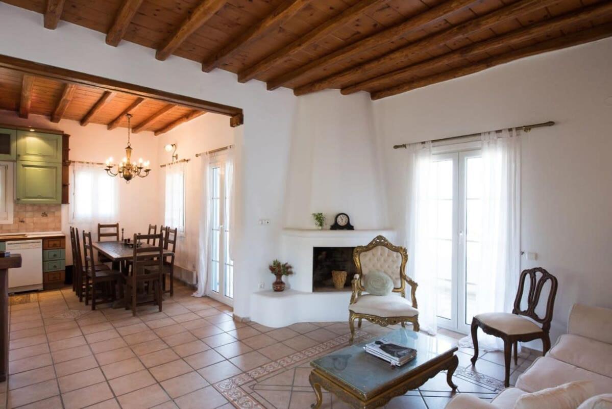 Villa Victoria With Sea View And Two Private Pools Ftelia (Mykonos)