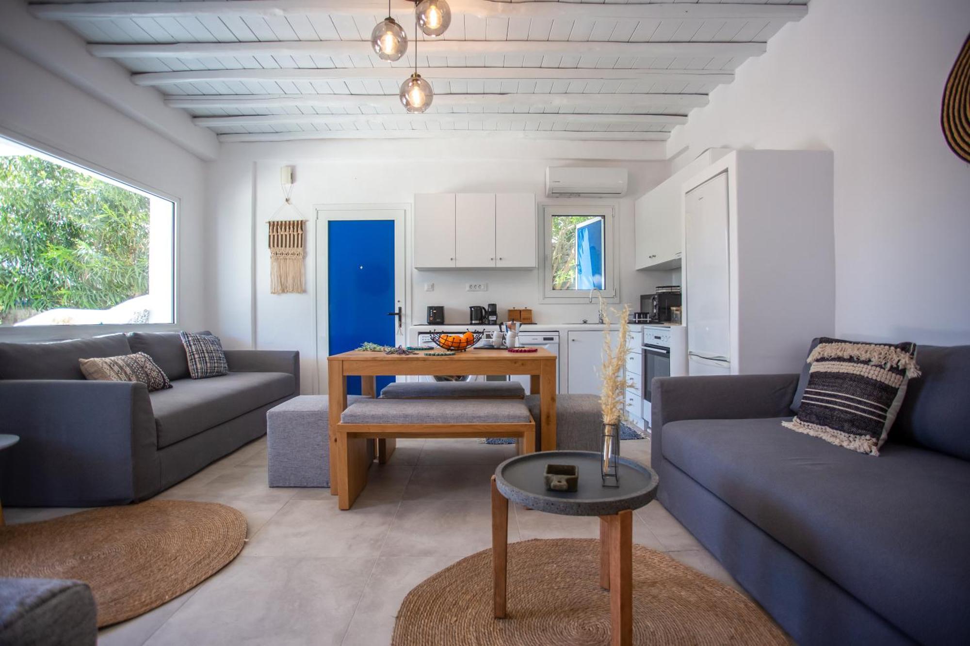 Iliana 1 & 2 W Shared Pool, Ornos, Mykonos Villa *