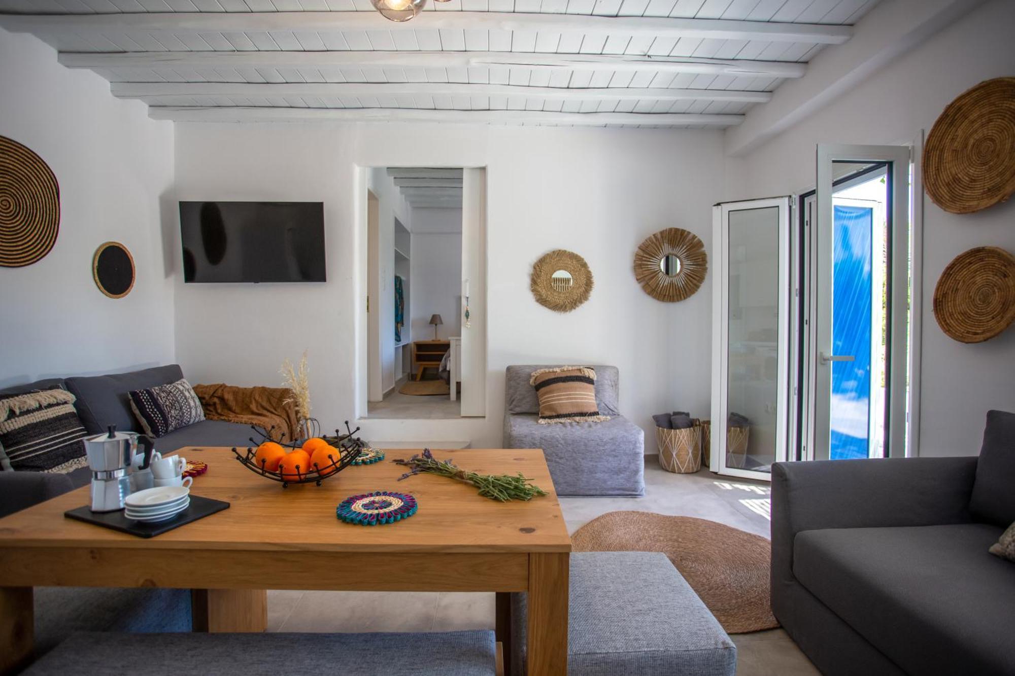 Villa Iliana 1 & 2 W Shared Pool, Ornos, Mykonos