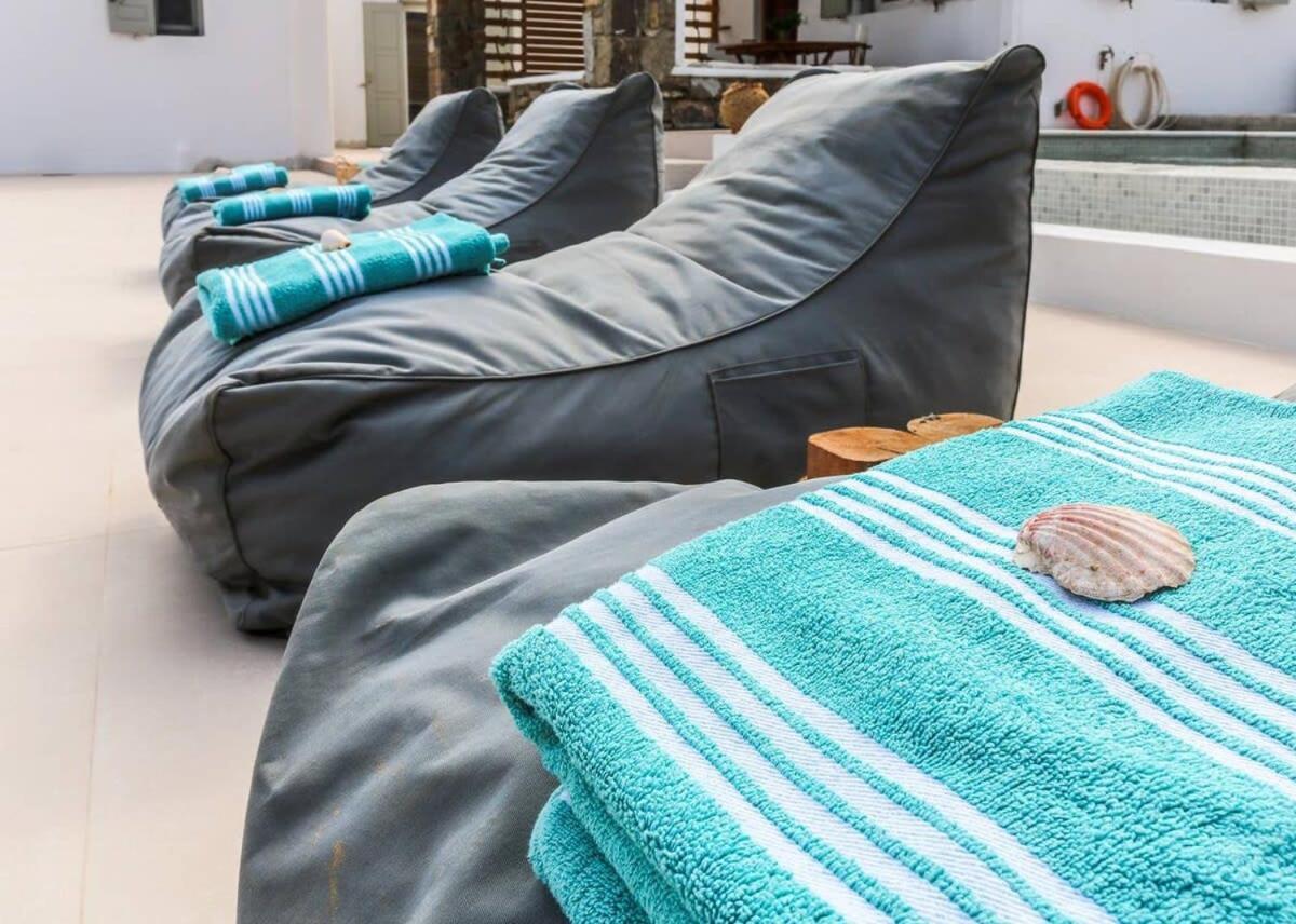 Mykonian Luxury Light Blue Villa With Private Pool Kalafatis