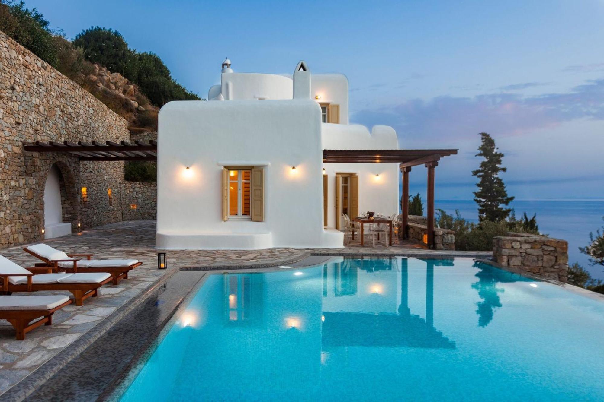 Excellent Mykonos Psarrou Beta 5 Bedrooms Stunning Sea Views Psarrou *