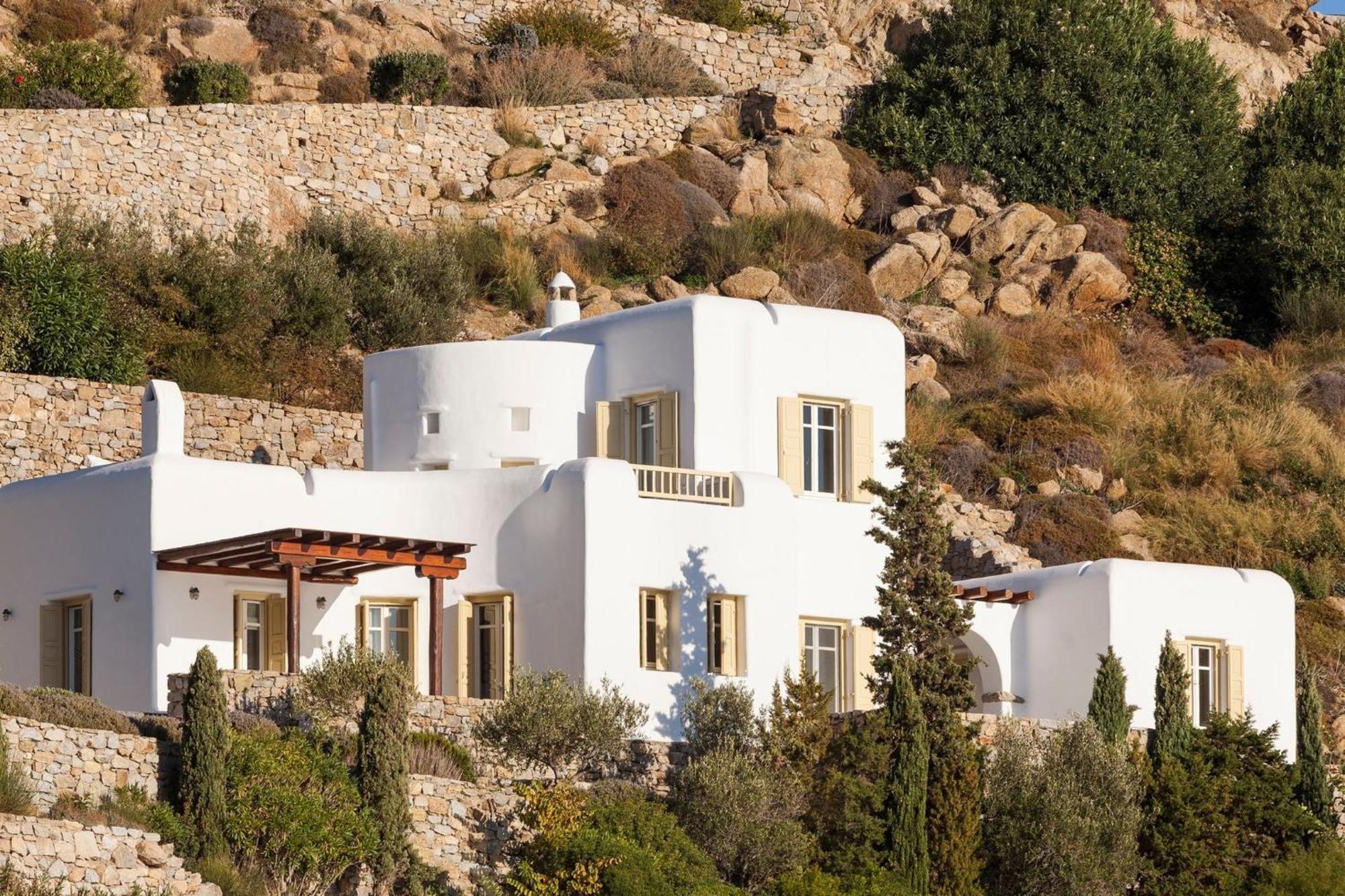 Excellent Mykonos Psarrou Beta 5 Bedrooms Stunning Sea Views Psarrou Mykonos Town