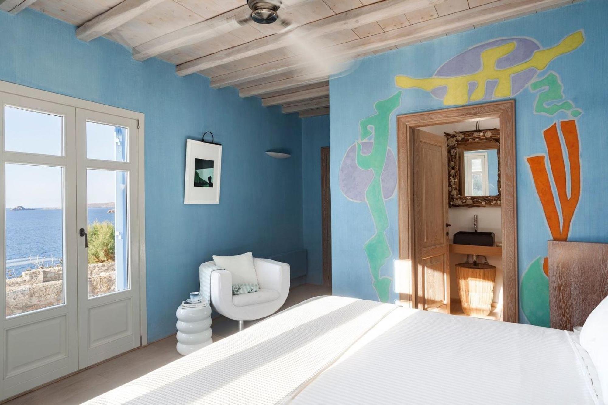 Excellent Mykonos Psarrou Delta 5 Bedrooms Stunning Sea Views Psarrou Villa *