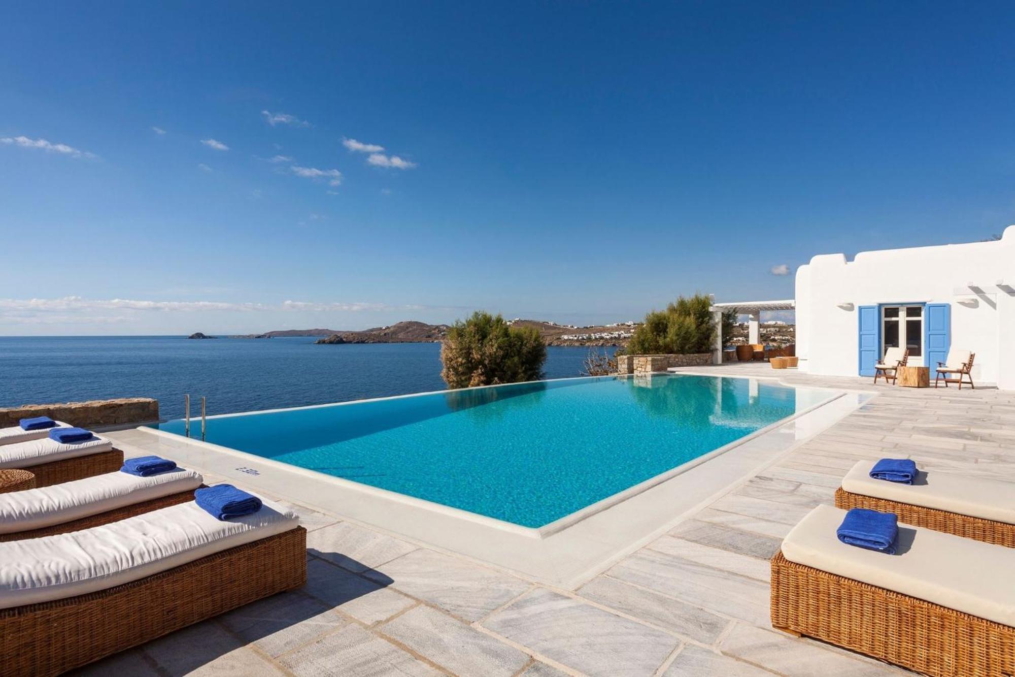 Villa Excellent Mykonos Psarrou Delta 5 Bedrooms Stunning Sea Views Psarrou