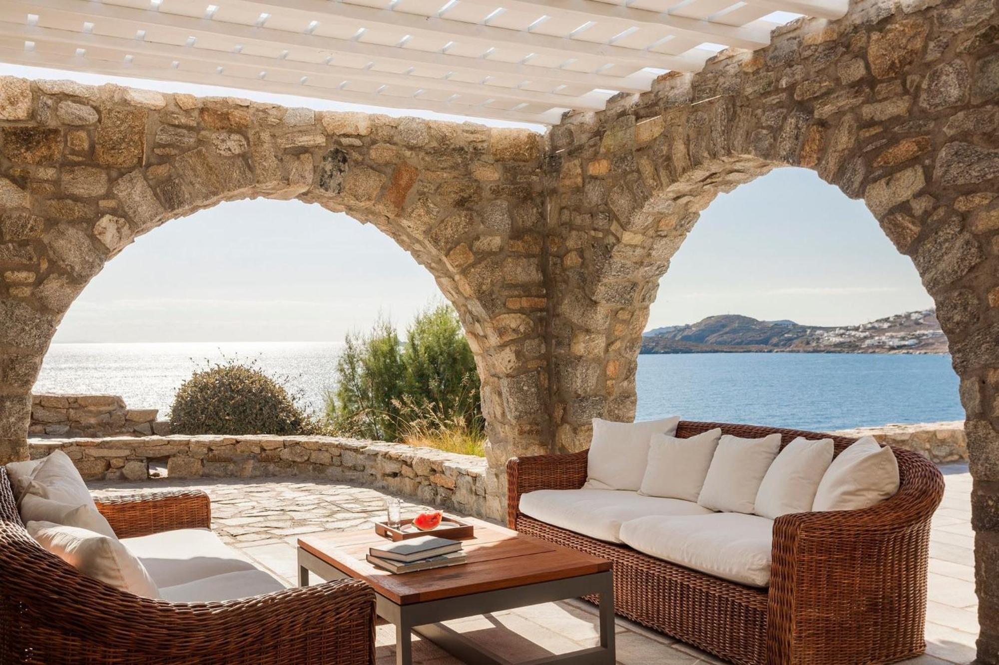 Excellent Mykonos Psarrou Delta 5 Bedrooms Stunning Sea Views Psarrou * Mykonos Town