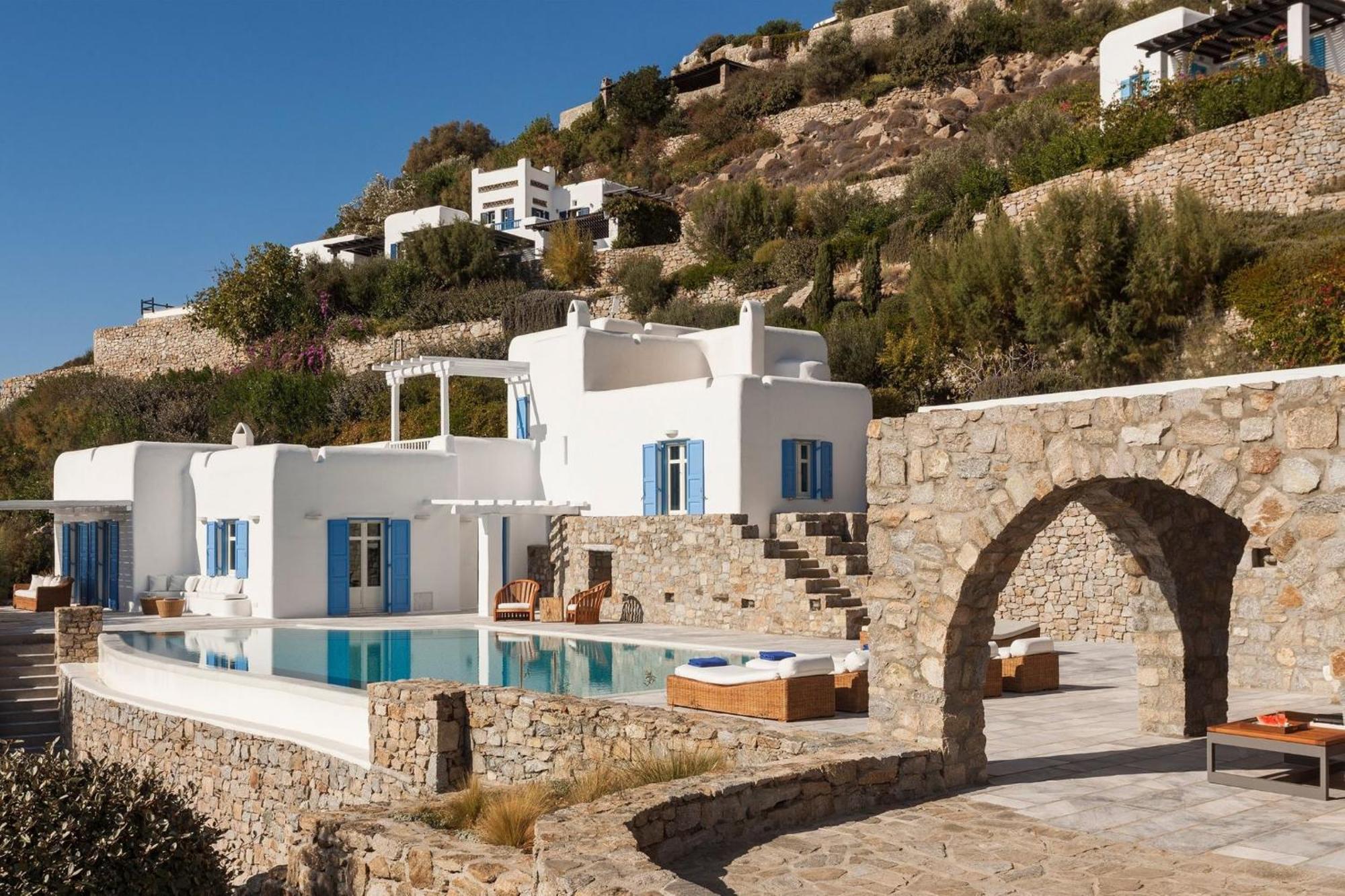 Excellent Mykonos Psarrou Delta 5 Bedrooms Stunning Sea Views Psarrou *