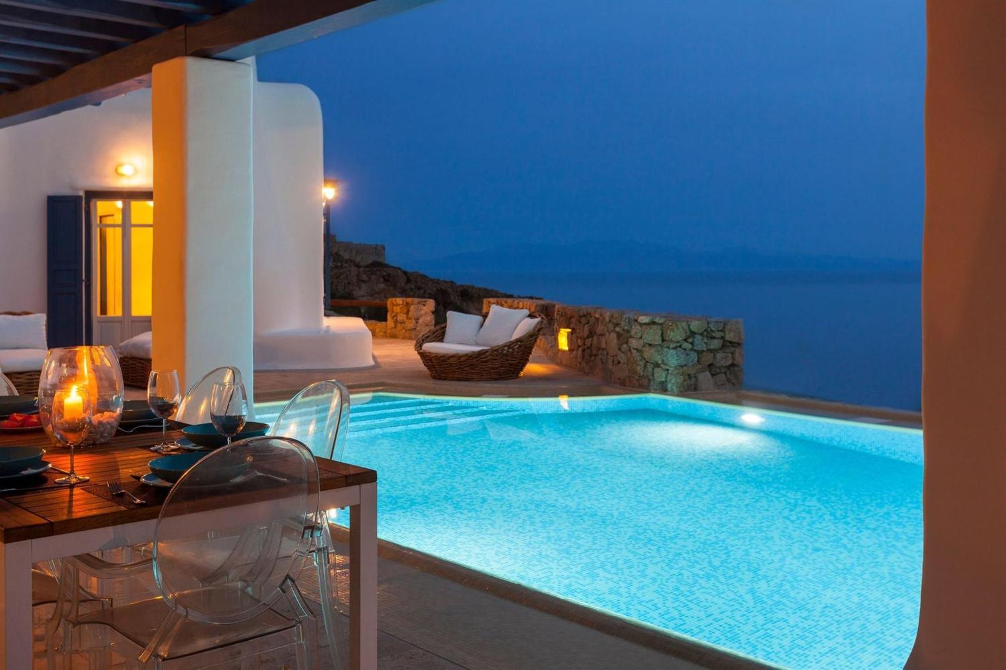 Villa Excellent Mykonos Psarrou Gamma 3 Bedrooms Stunning Sea Views Psarrou