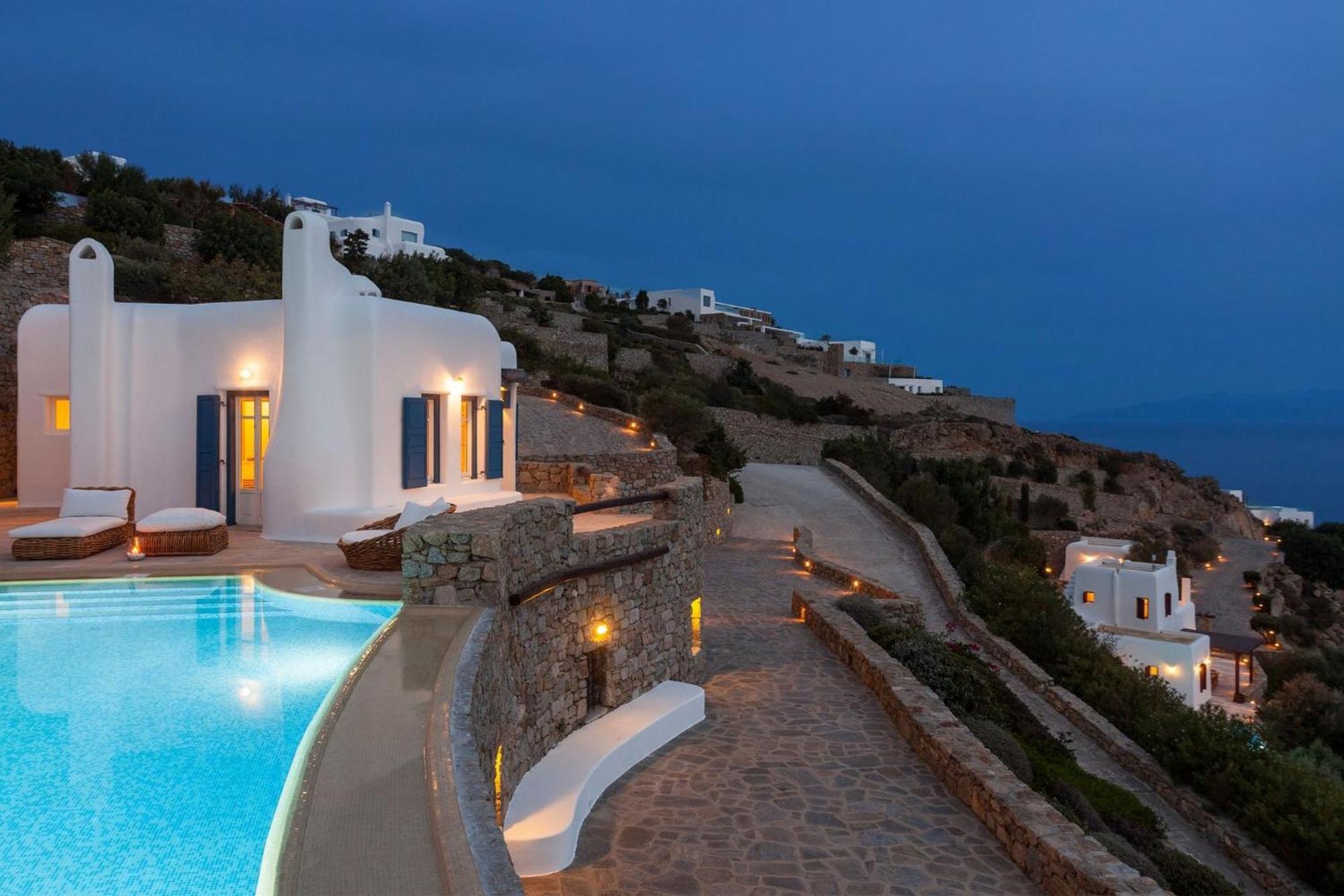 Villa Excellent Mykonos Psarrou Gamma 3 Bedrooms Stunning Sea Views Psarrou *