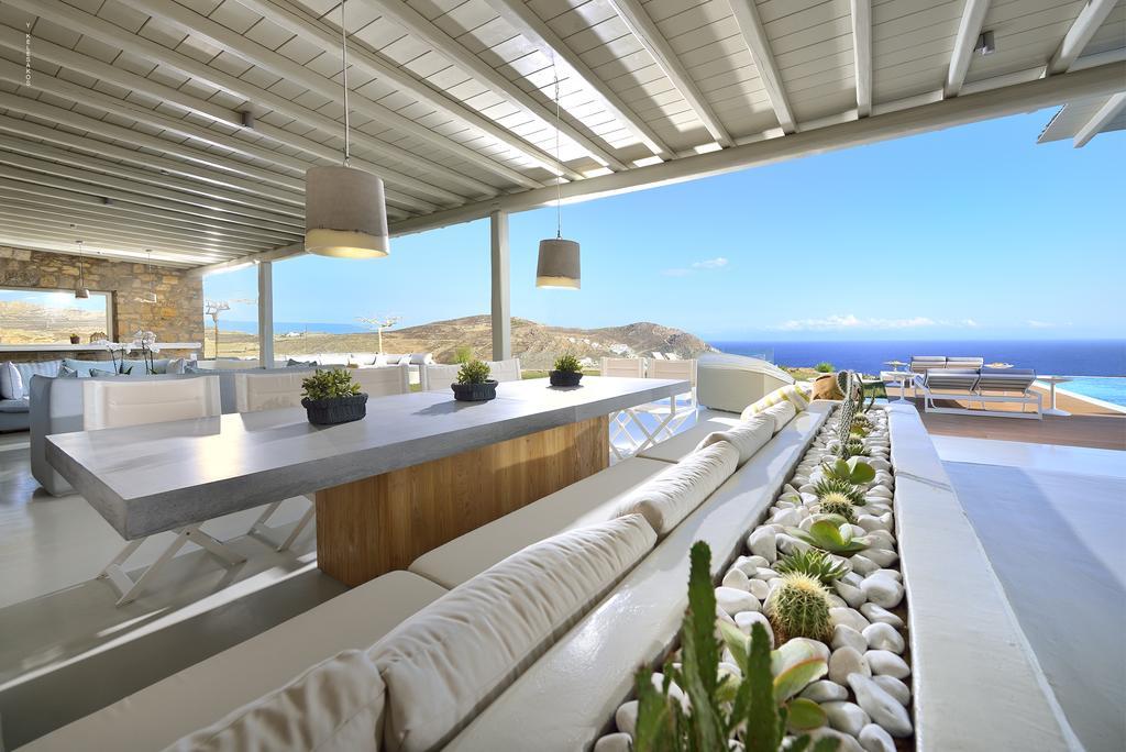 Villa Daedalus - Luxe Hilltop Escape With Infinity Pool, Jacuzzi & Panoramic Sea Views Elia (Mykonos)