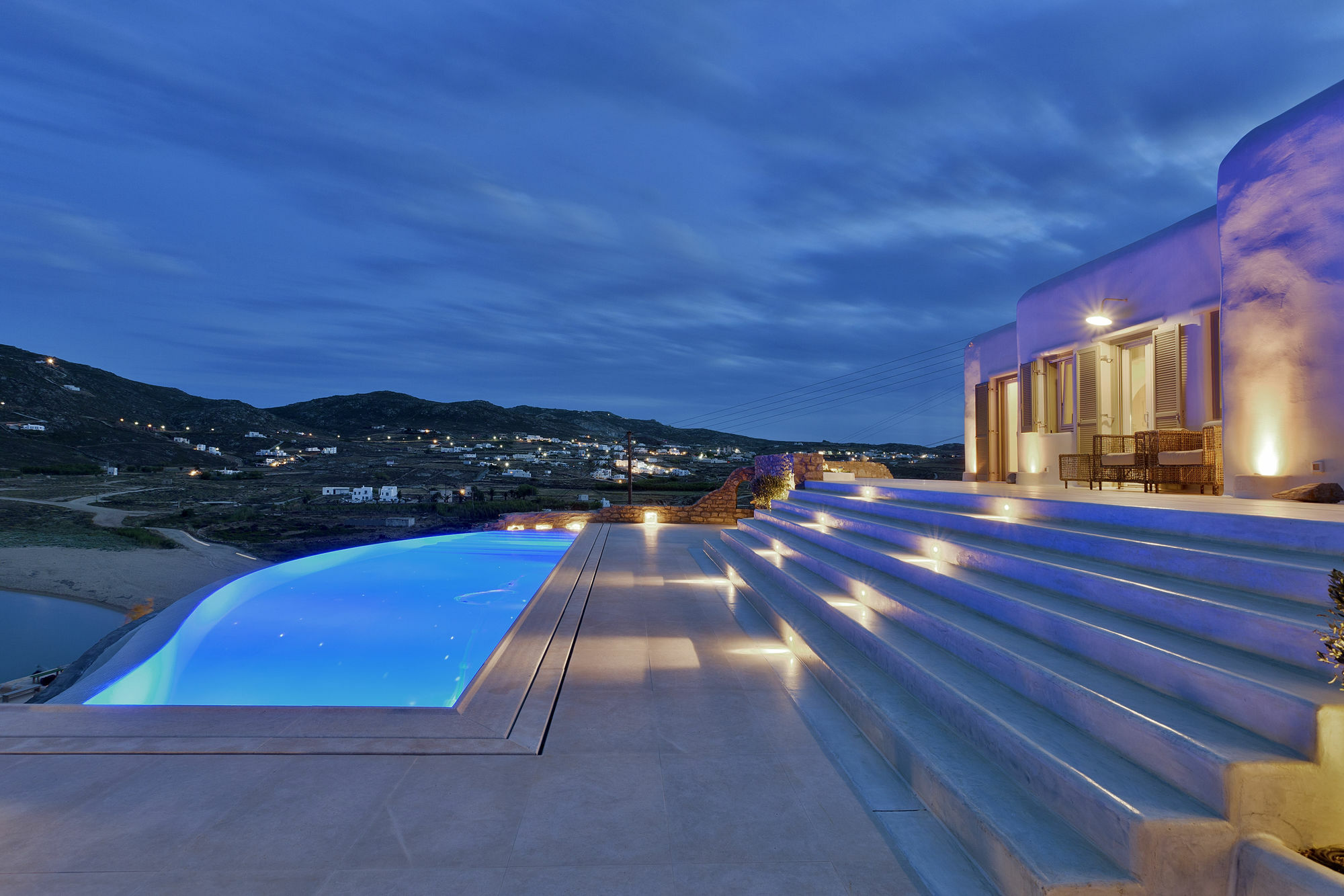 Villa Barbarossa - Elegant Beachfront Retreat With Heated Pool & Outdoor Gym Ftelia (Mykonos)
