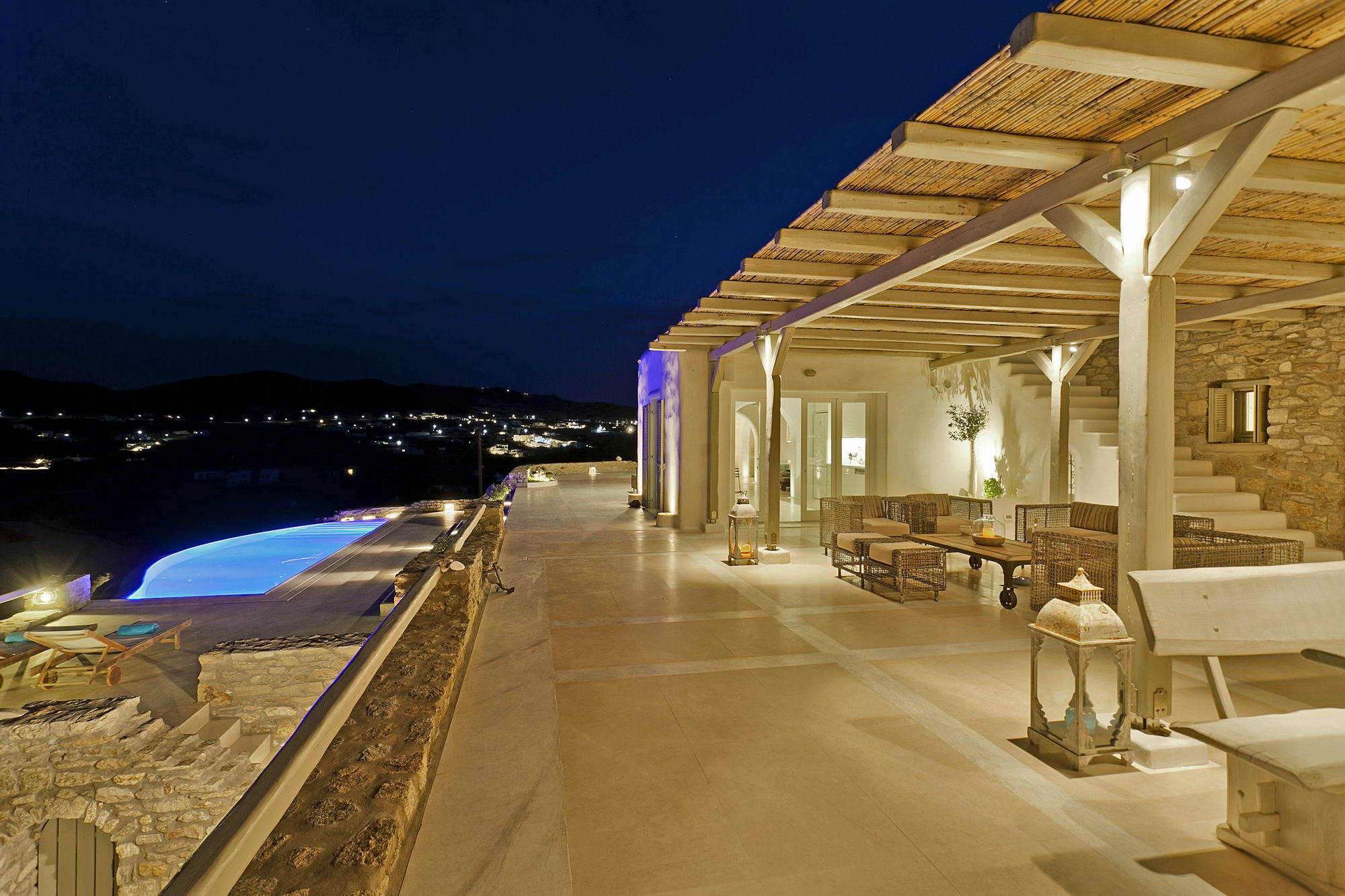 Barbarossa - Elegant Beachfront Retreat With Heated Pool & Outdoor Gym * Ftelia (Mykonos)