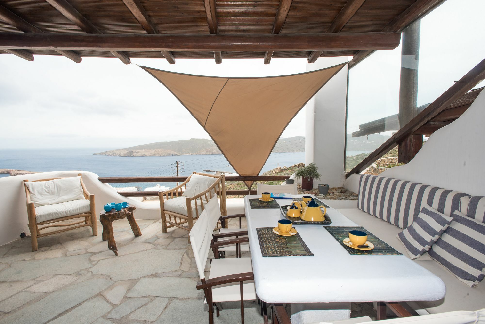 Sea Breeze Balcony Of Mykonos Apartment