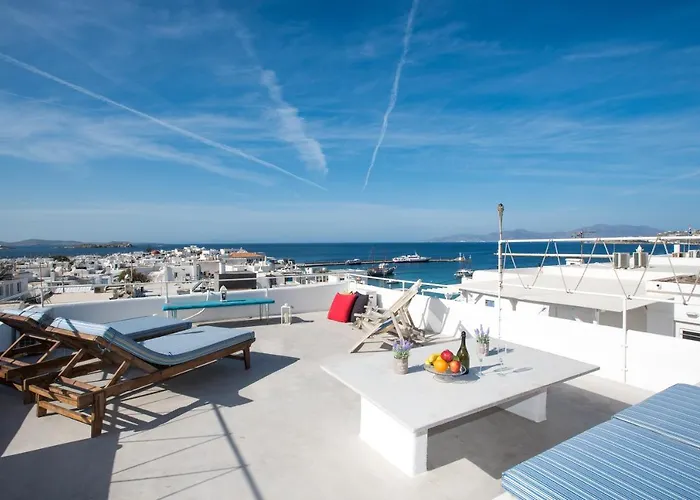Mykonos Panorama With Private Terrace & Sea View