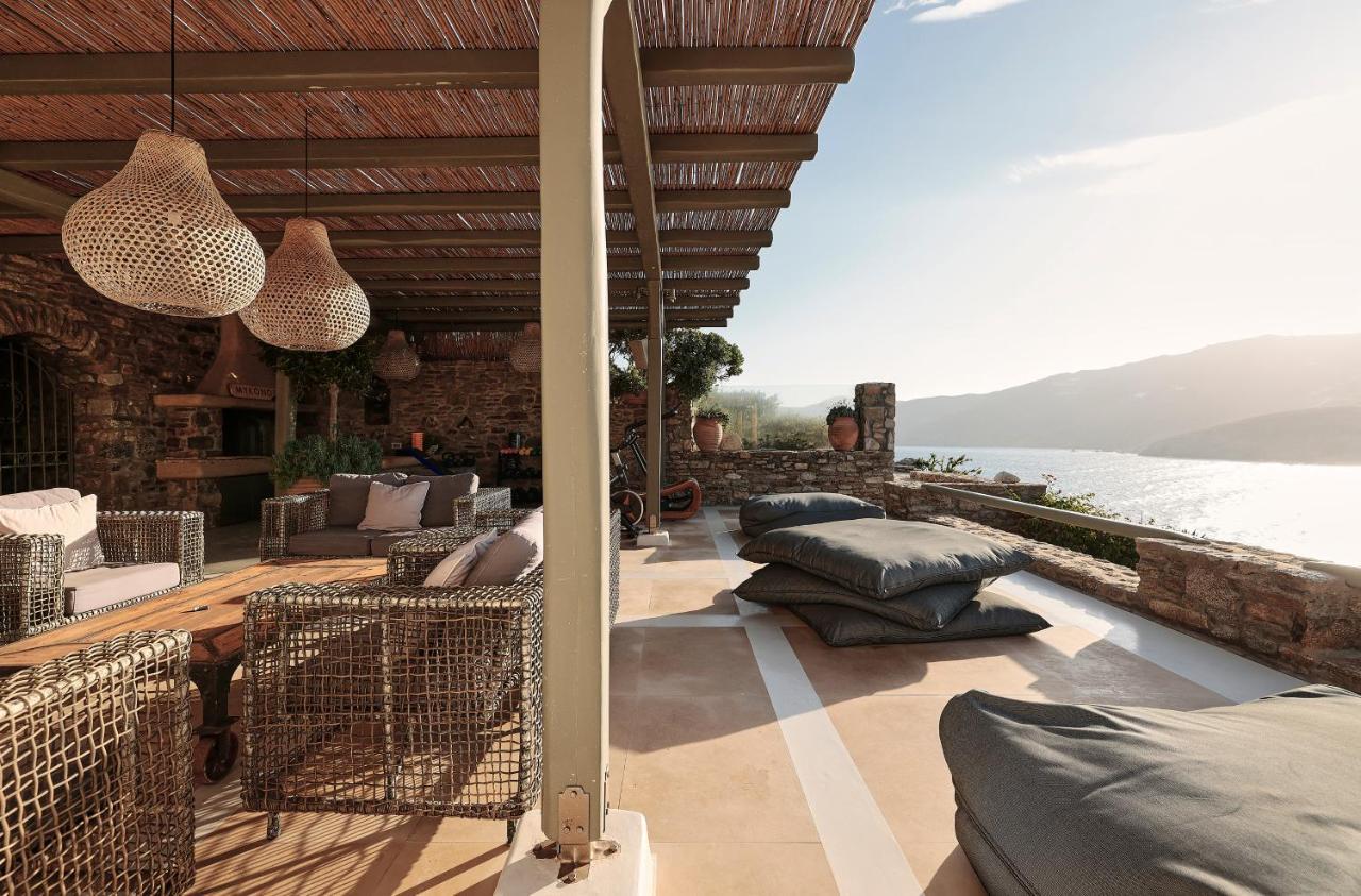 Barbarossa - Elegant Beachfront Retreat With Heated Pool & Outdoor Gym Villa Ftelia (Mykonos)