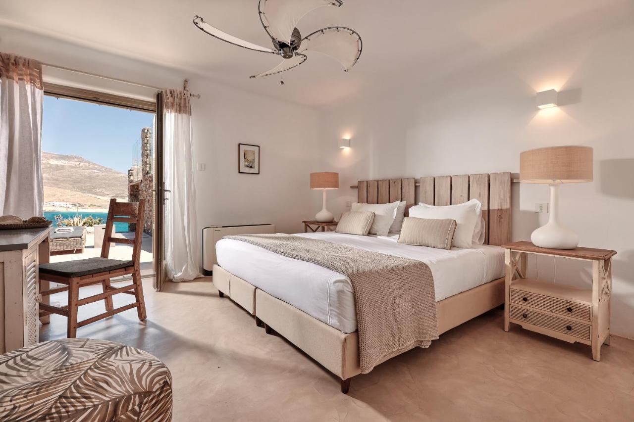 Barbarossa - Elegant Beachfront Retreat With Heated Pool & Outdoor Gym Villa Ftelia (Mykonos)
