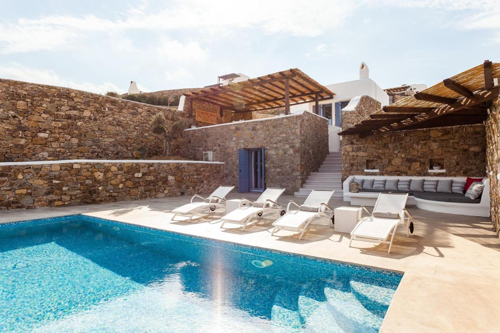 Extravagant Mykonos Villa Villa Pareja I Stunning Sea Views 2 Bedrooms Panormos * Panormos (Mykonos)