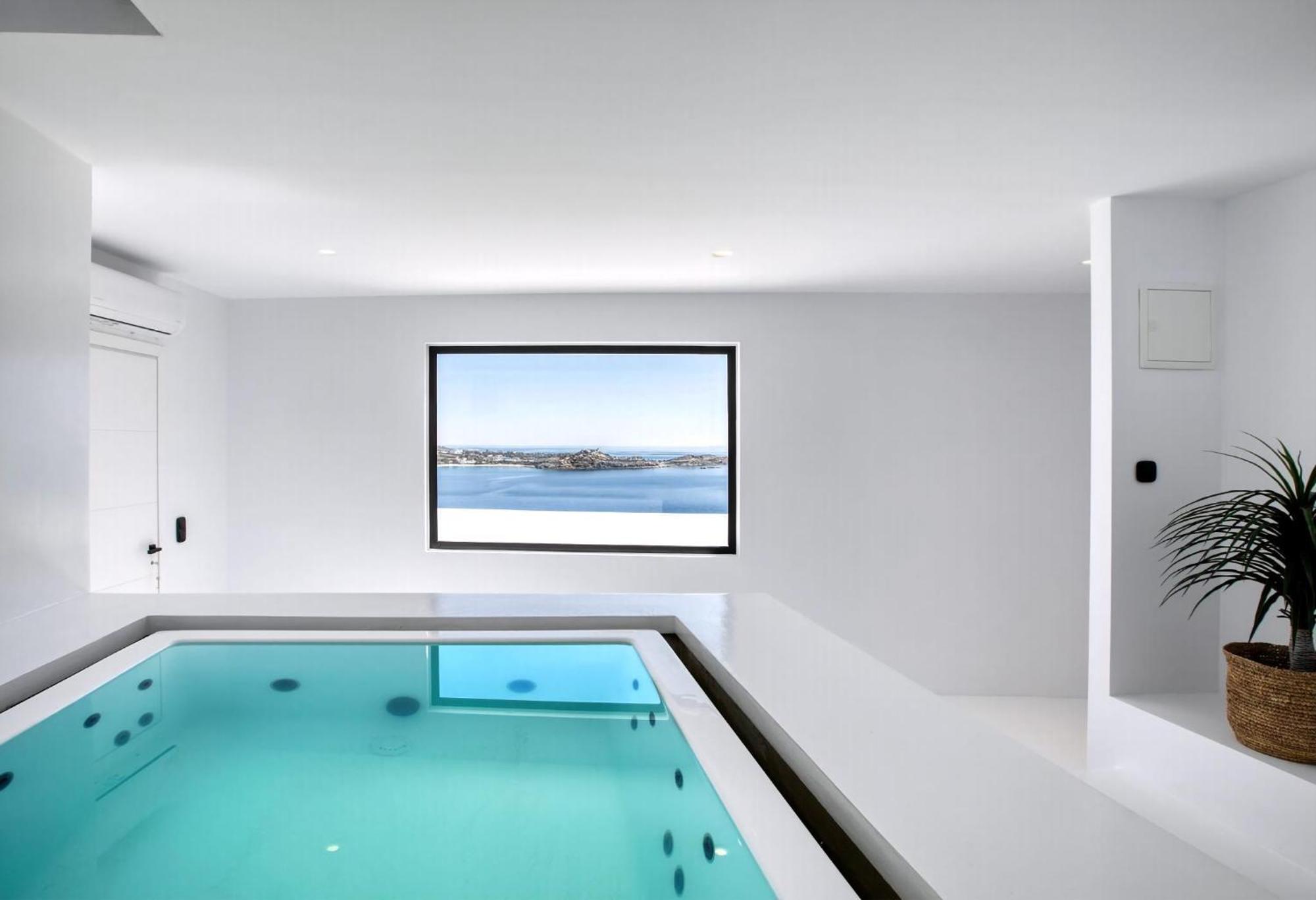 Villa Dazzling Mykonos Lvellie 6 Bedrooms Unique Aegean Sea Views Private Infinity Pool Two Private Jacuzzis Psarou Psarou (Mykonos)