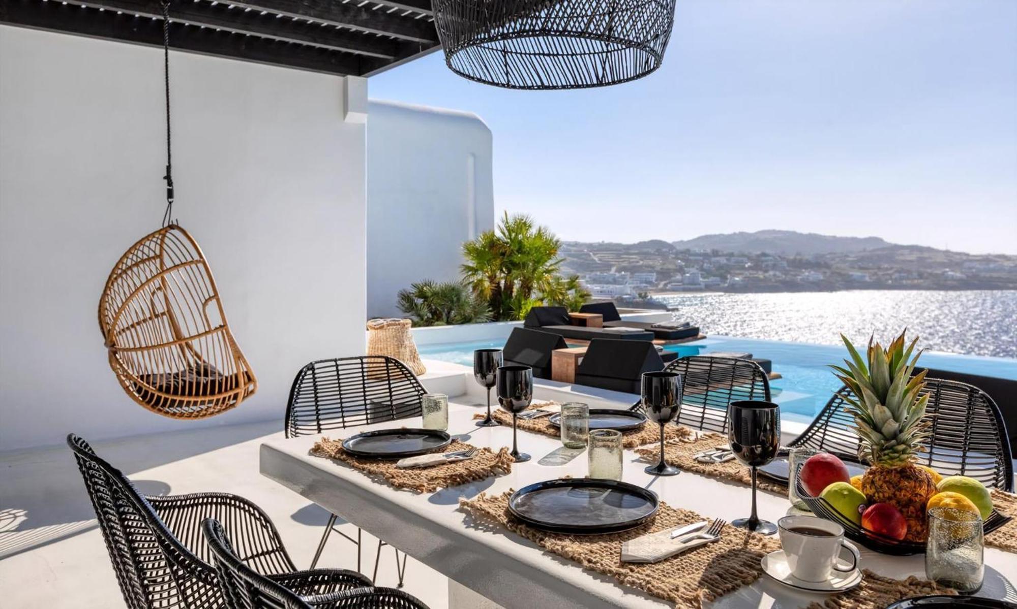 Dazzling Mykonos Lvellie 6 Bedrooms Unique Aegean Sea Views Private Infinity Pool Two Private Jacuzzis Psarou *