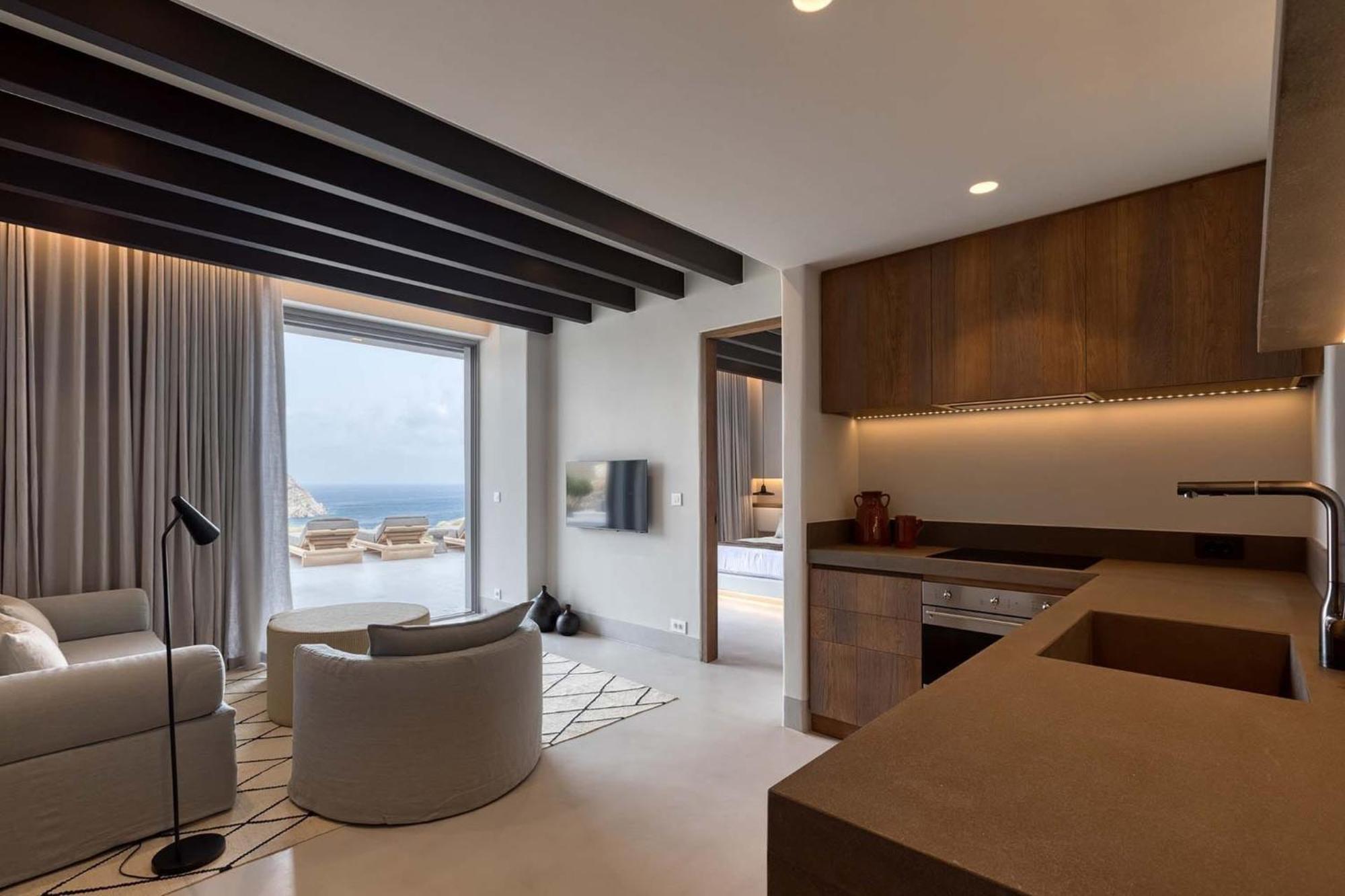 Astounding Mykonos 6 Bedrooms Brandy Private Infinity Pool Stunning Sea Views Elia Villa