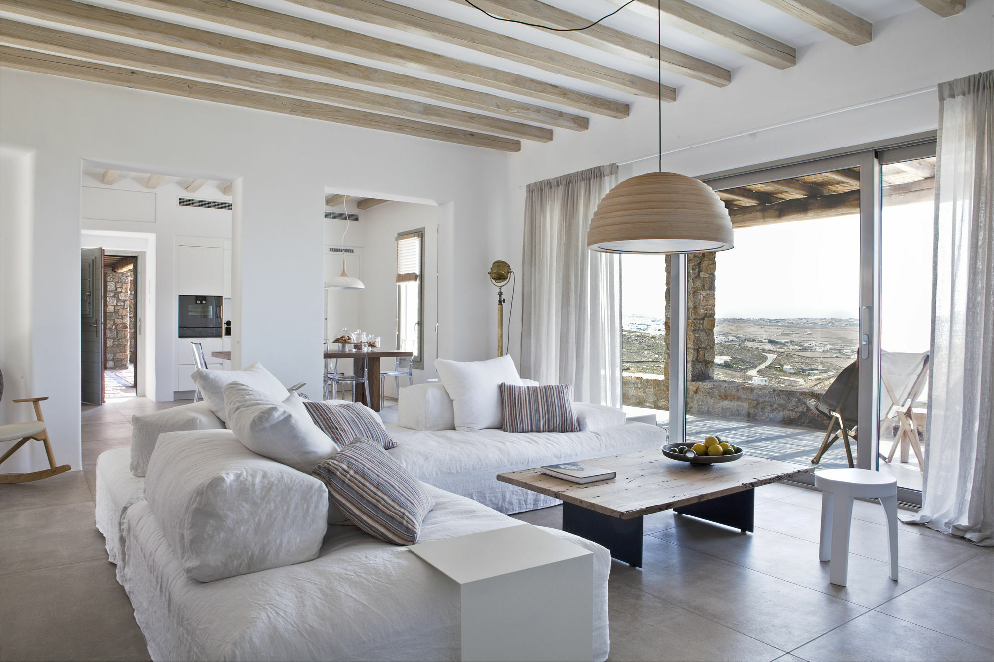 Amra - Secluded Mykonos Haven With Sea Views, Heated Pool, Gym & Hammam * Ftelia (Mykonos)