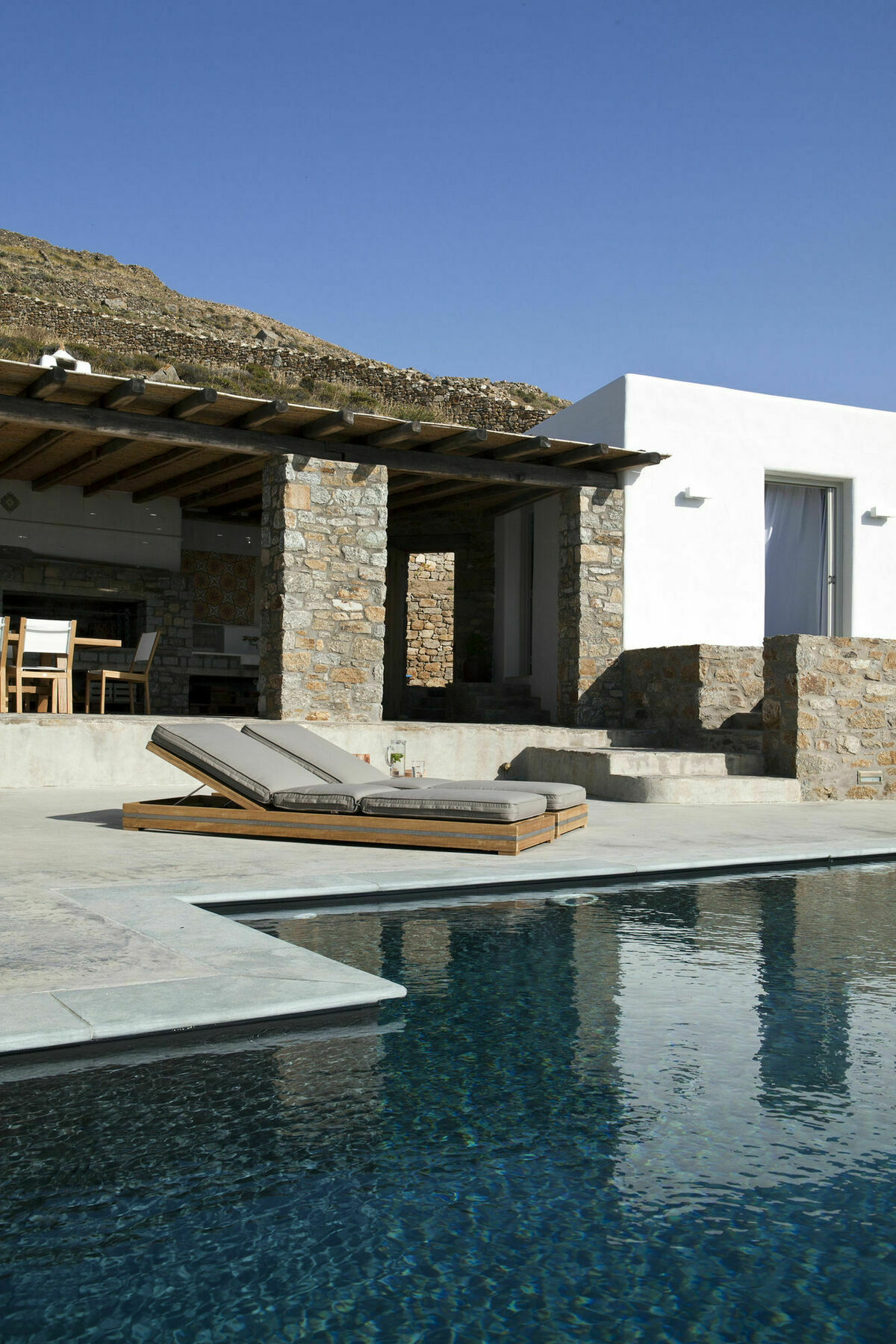 Amra - Secluded Mykonos Haven With Sea Views, Heated Pool, Gym & Hammam * Ftelia (Mykonos)