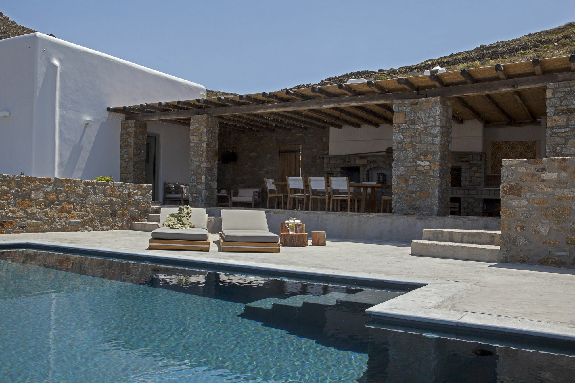 Amra - Secluded Mykonos Haven With Sea Views, Heated Pool, Gym & Hammam *