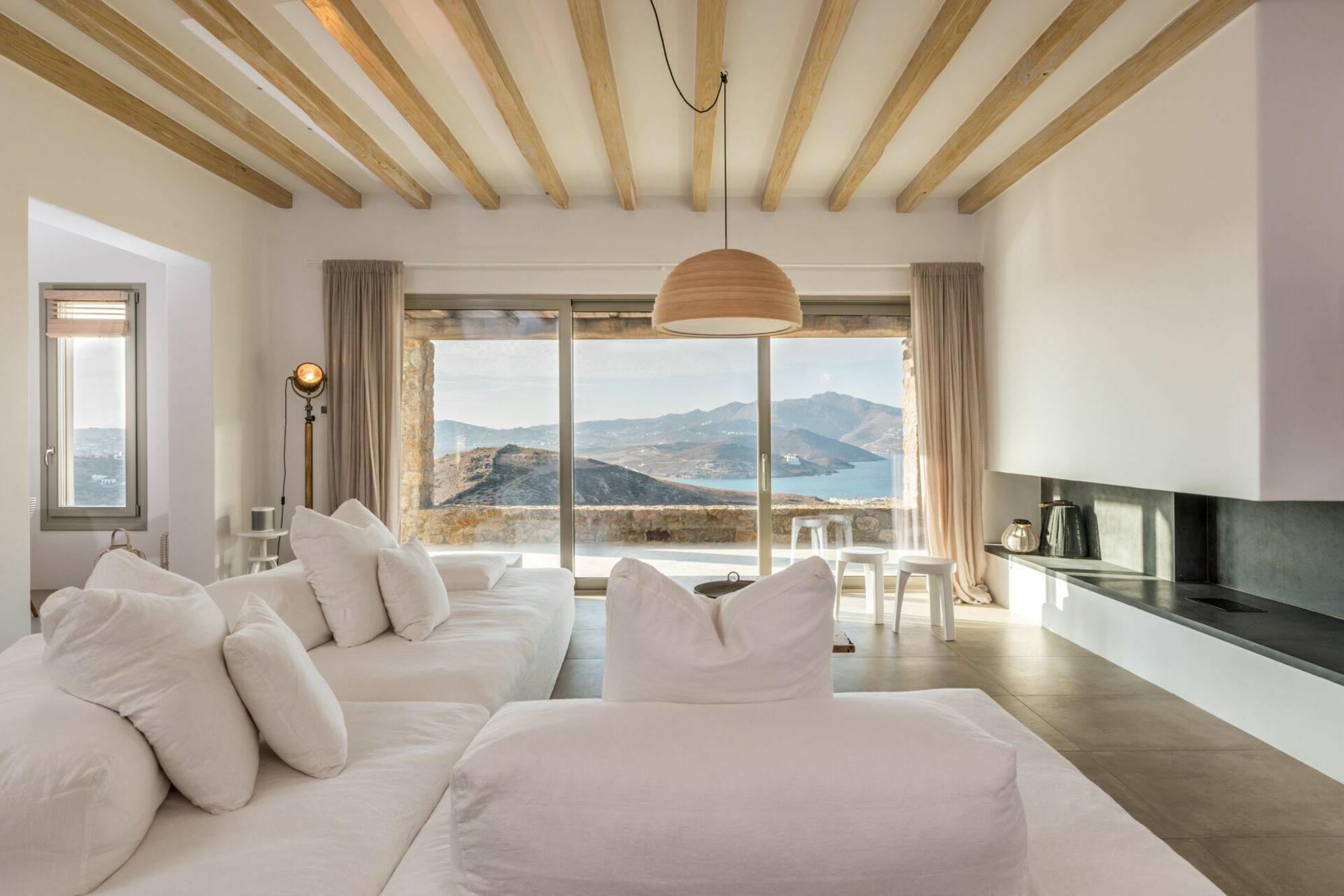 Amra - Secluded Mykonos Haven With Sea Views, Heated Pool, Gym & Hammam * Ftelia (Mykonos)
